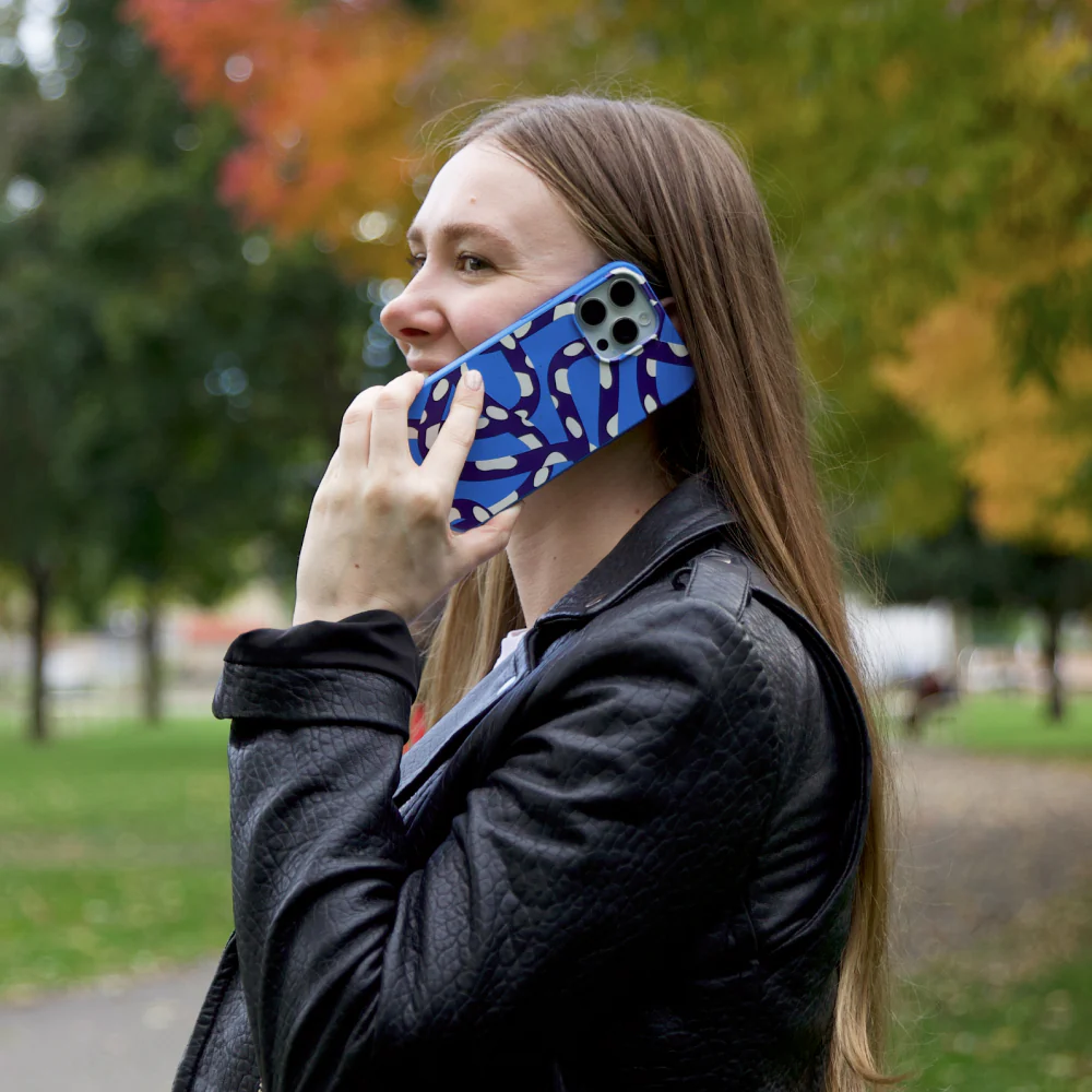 Electric Blue Noodles Samsung Galaxy S26+(Plus) Case - Image 5