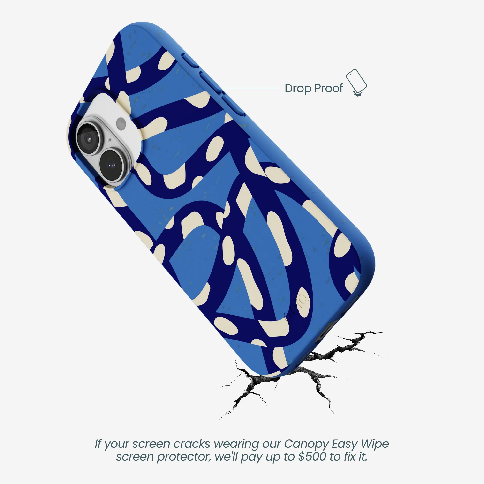 Electric Blue Noodles iPhone 17 Case - Image 5
