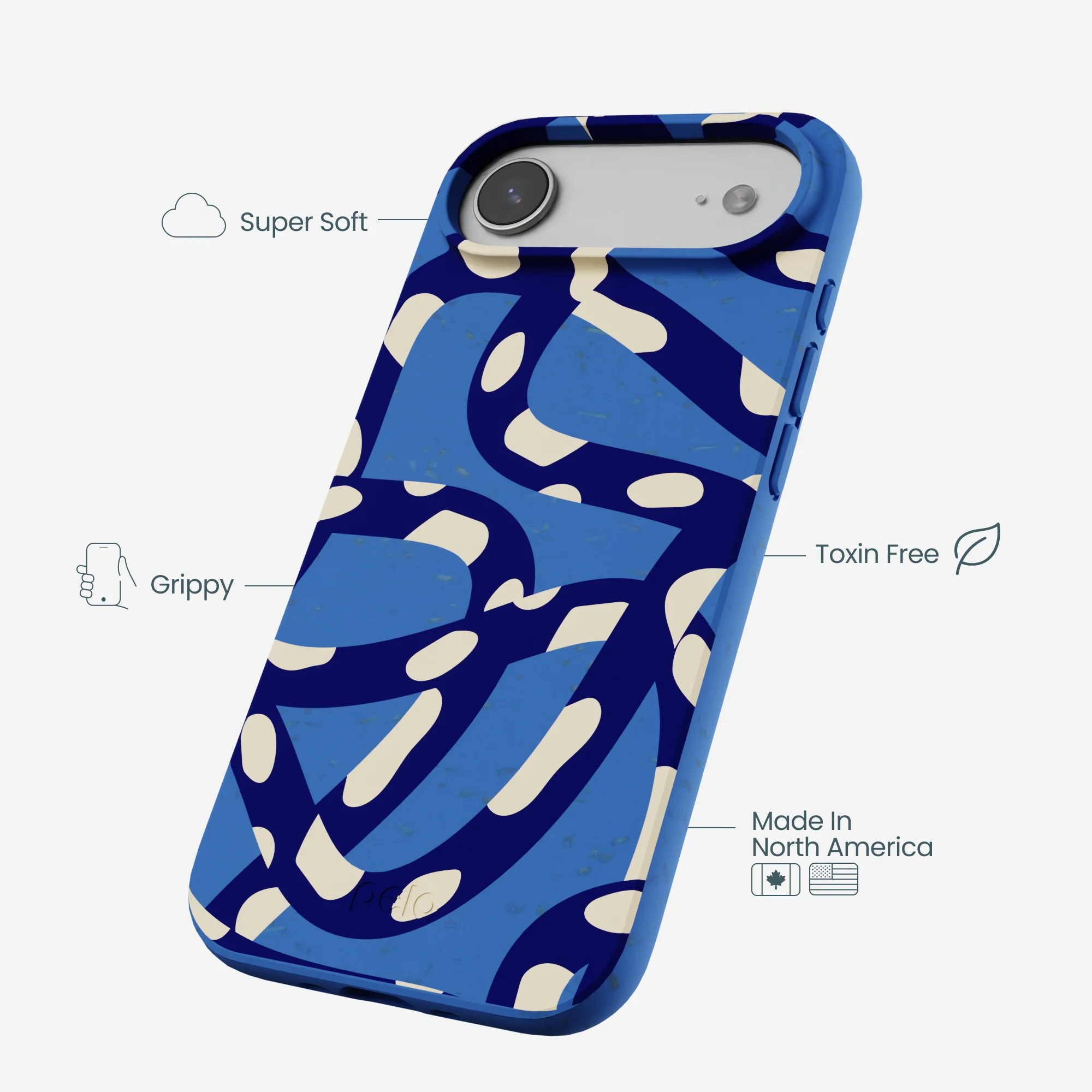 Electric Blue Noodles iPhone Air Case - Image 4