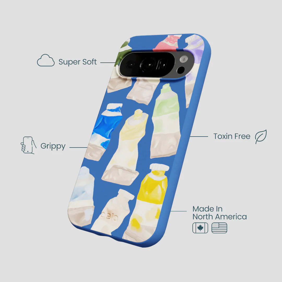 Electric Blue Paint Squeeze Google Pixel 10/10 Pro Case - Image 3