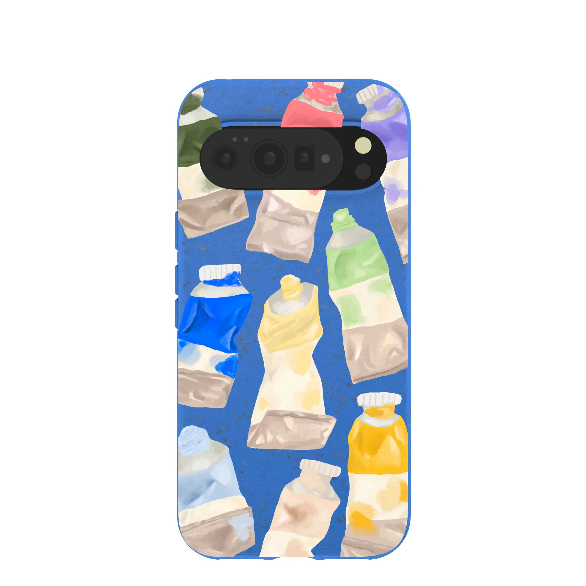 Electric Blue Paint Squeeze Google Pixel 10 Pro XL Case