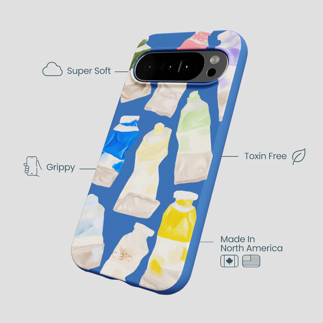 Electric Blue Paint Squeeze Google Pixel 10 Pro XL Case - Image 3
