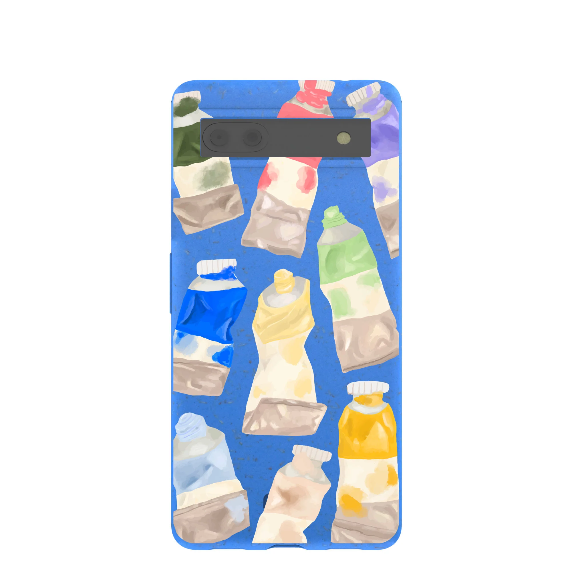 Electric Blue Paint Squeeze Google Pixel 6a Case