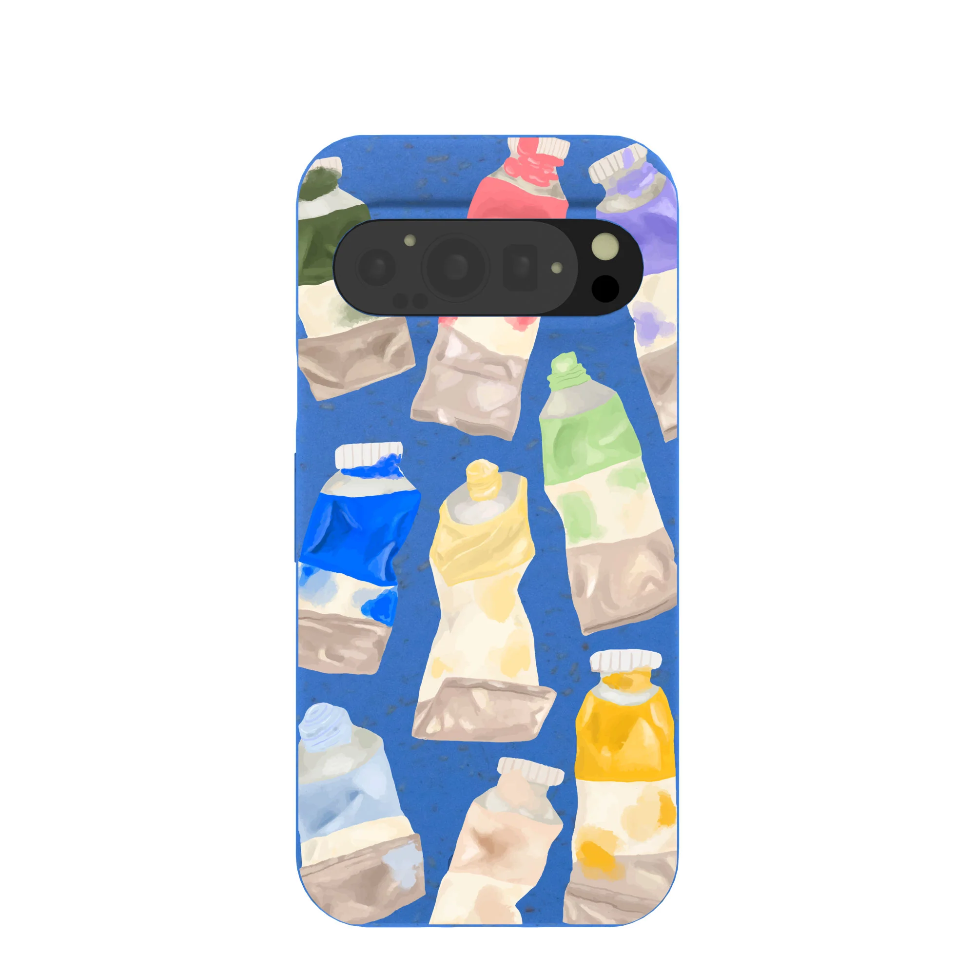 Electric Blue Paint Squeeze Google Pixel 9/9 Pro Case