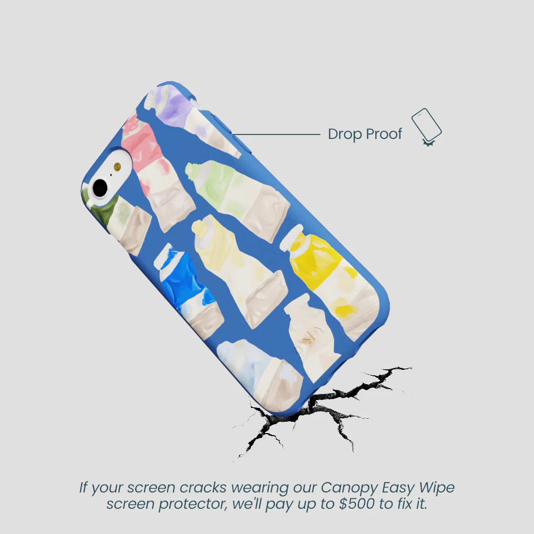 Electric Blue Paint Squeeze iPhone 6/6s/7/8/SE Case - Image 5