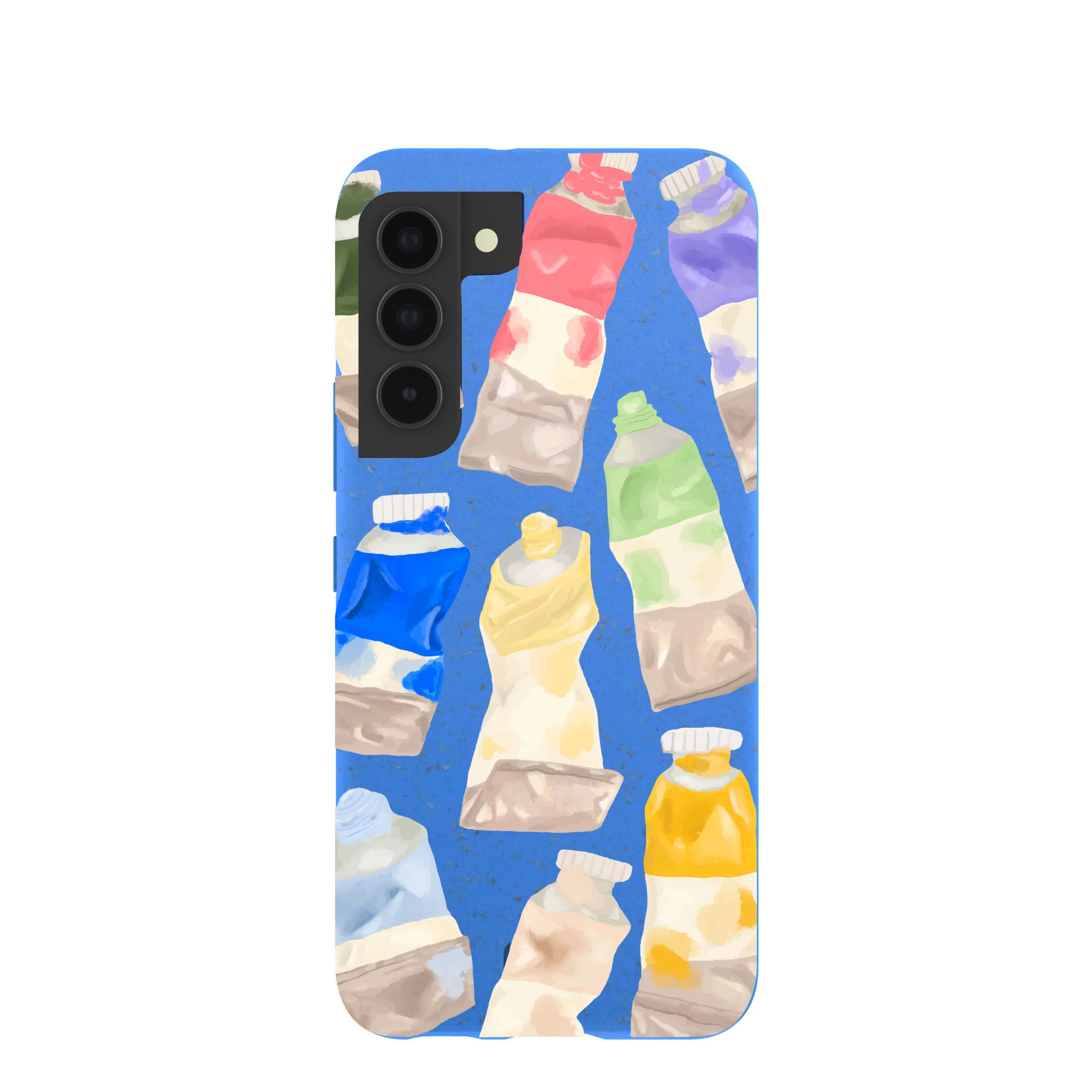 Electric Blue Paint Squeeze Samsung Galaxy S22 Case