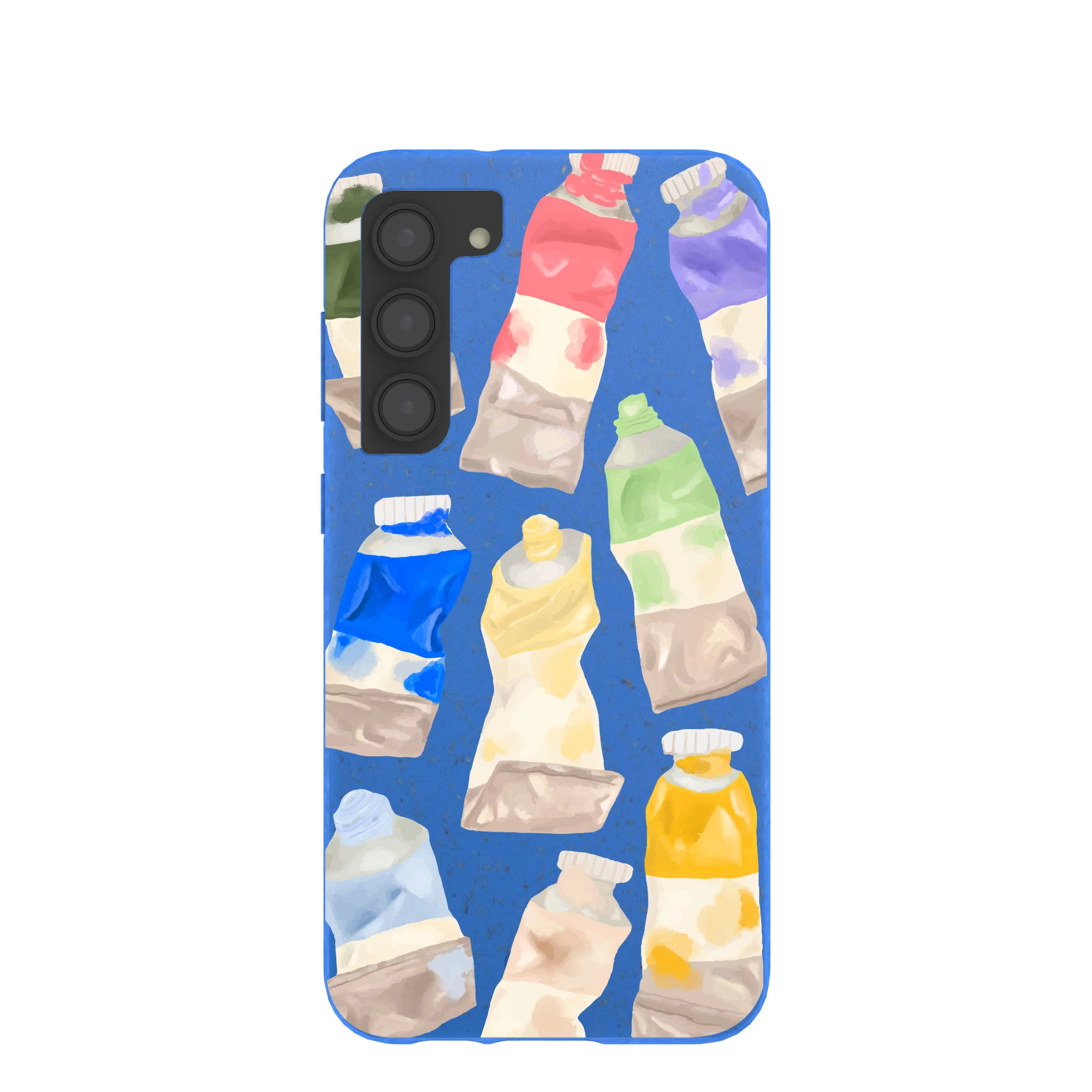 Electric Blue Paint Squeeze Samsung Galaxy S23+(Plus) Case