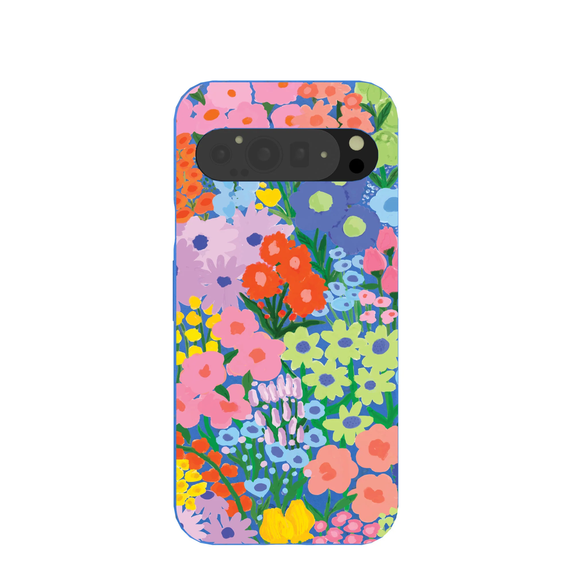 Electric Blue Painted Garden Google Pixel 9 Pro XL Case