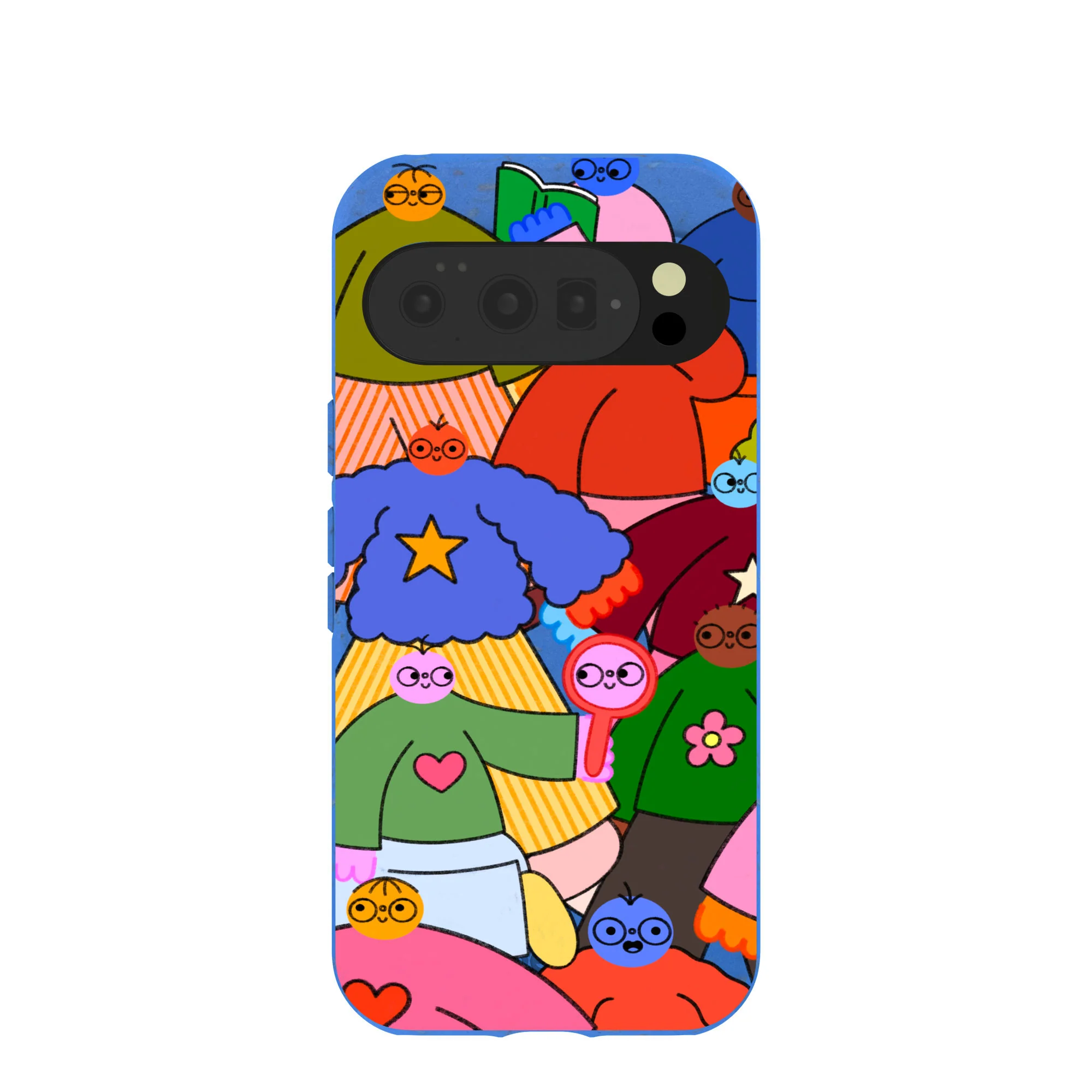 Electric Blue Pals Google Pixel 10/10 Pro Case