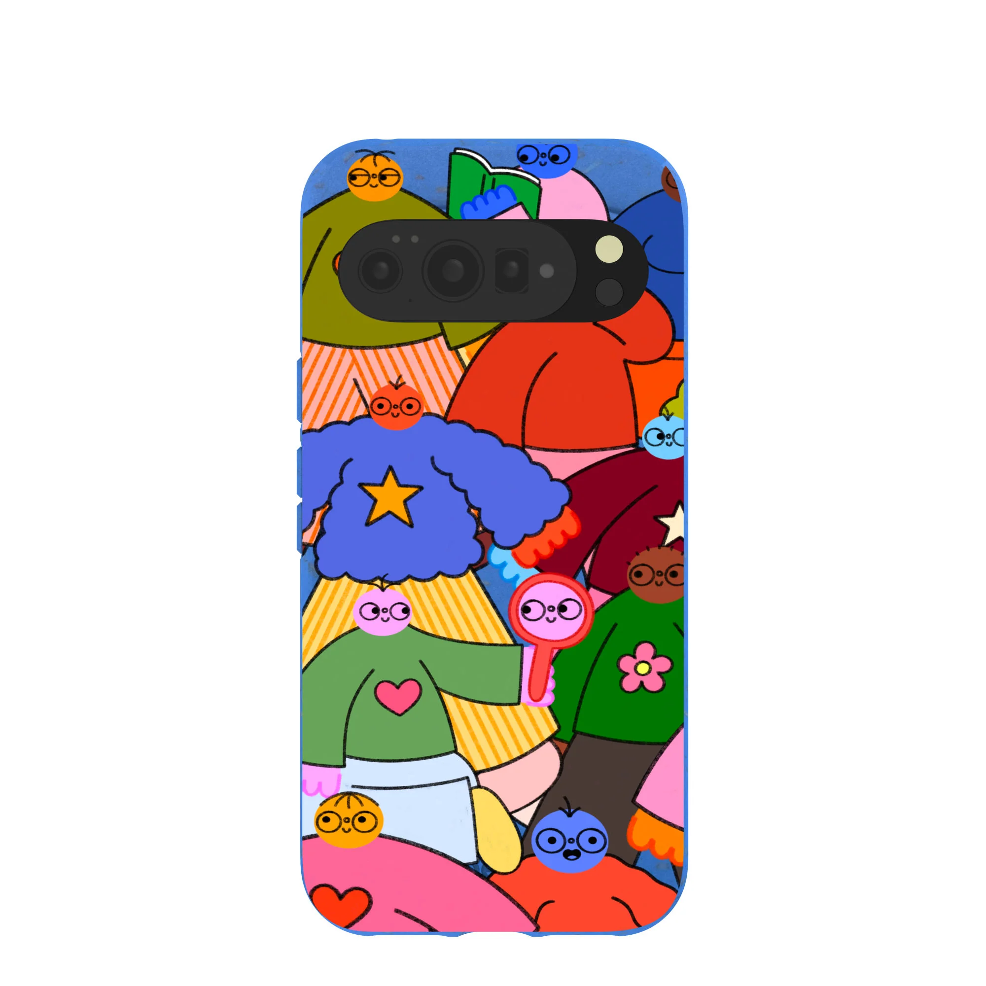 Electric Blue Pals Google Pixel 10 Pro XL Case