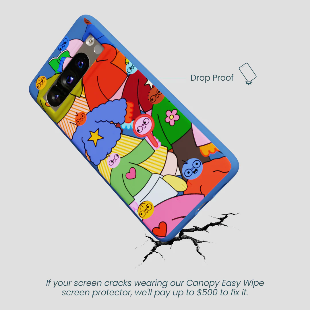 Electric Blue Pals Google Pixel 8 Pro Case - Image 5