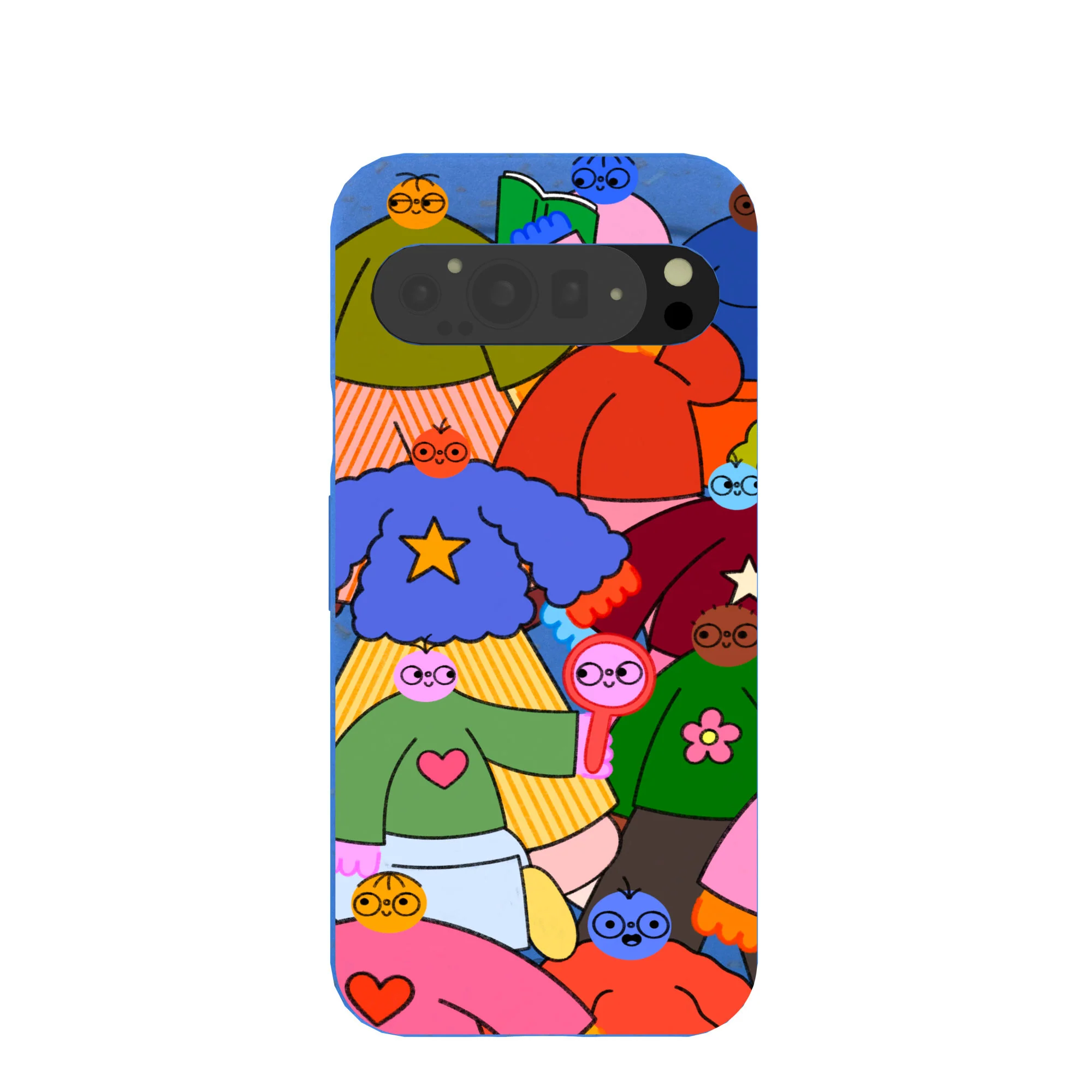 Electric Blue Pals Google Pixel 9 Pro XL Case