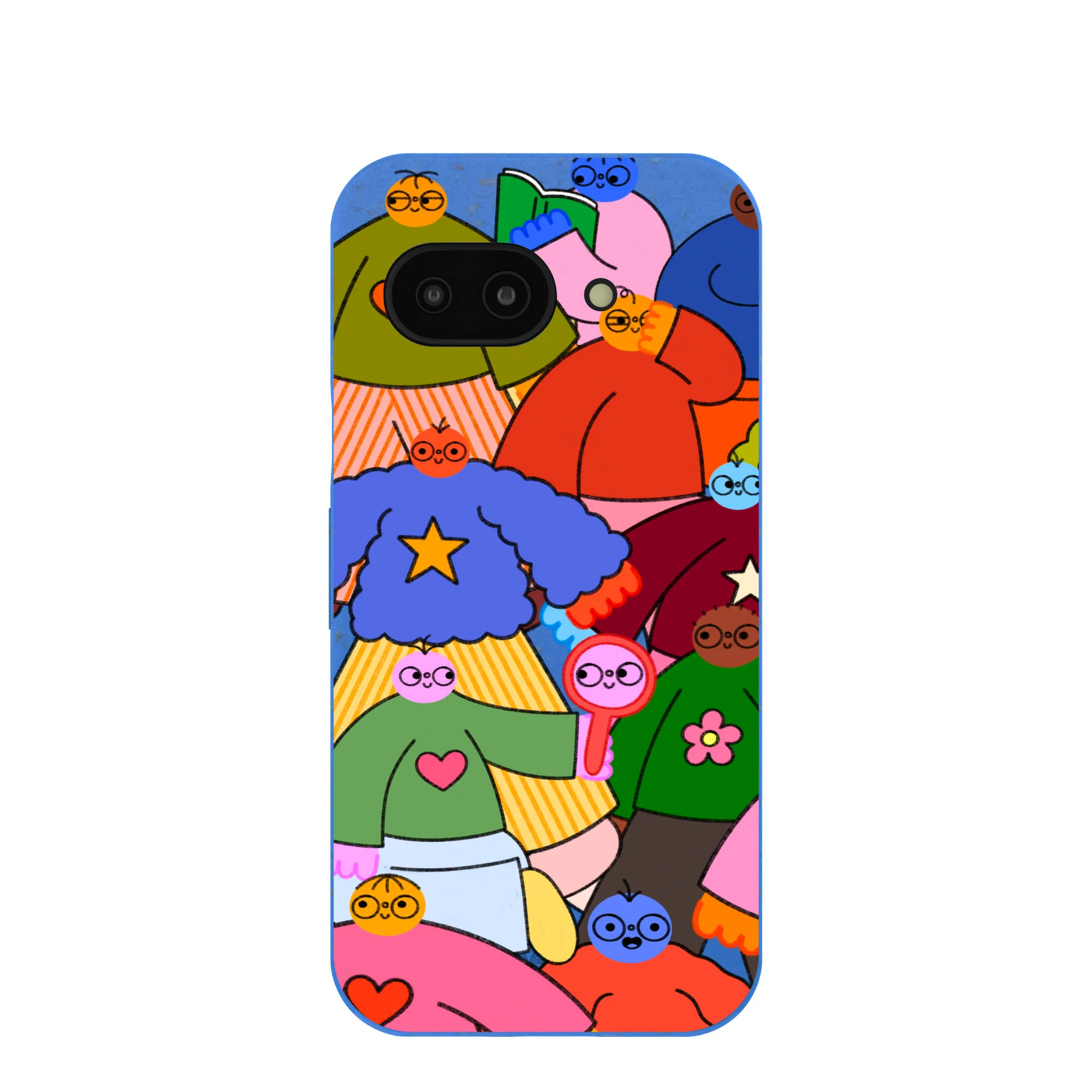 Electric Blue Pals Google Pixel 9a Case