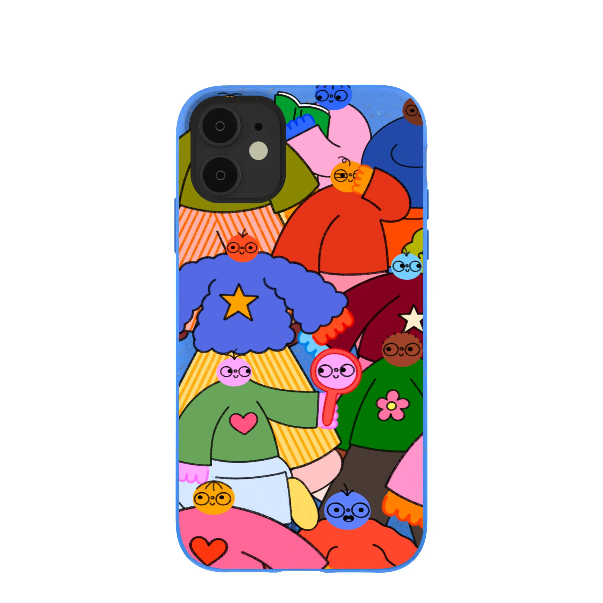 Electric Blue Pals iPhone 11 Case