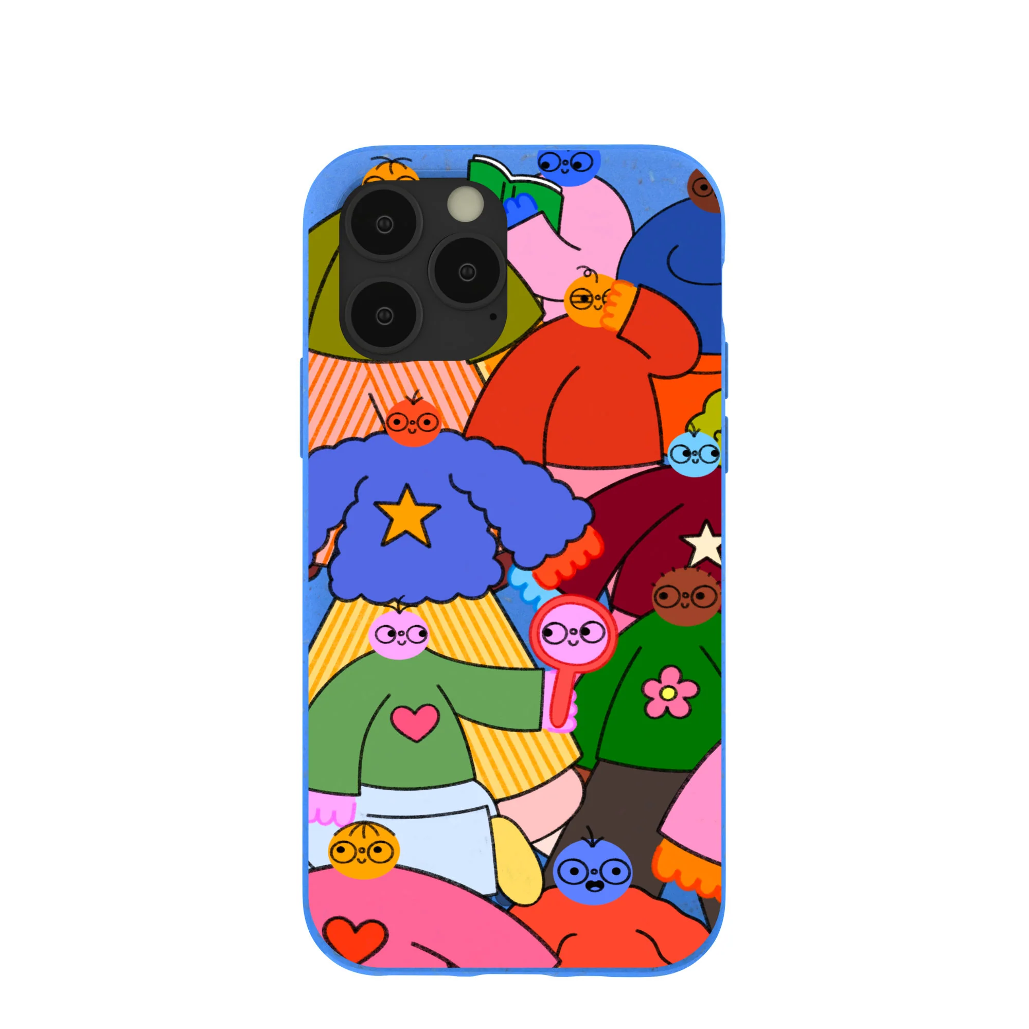 Electric Blue Pals iPhone 11 Pro Case