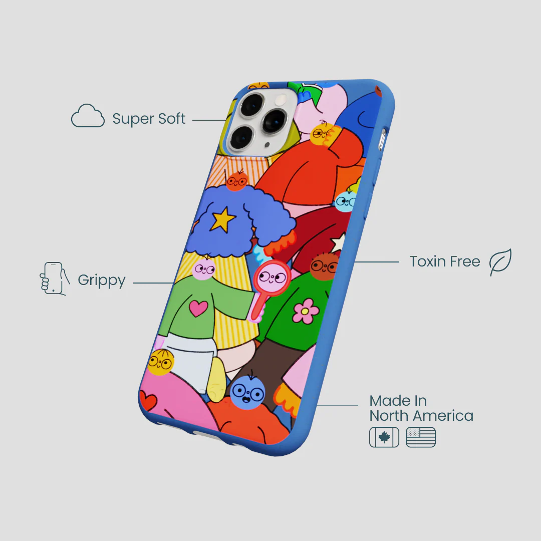 Electric Blue Pals iPhone 11 Pro Case - Image 4