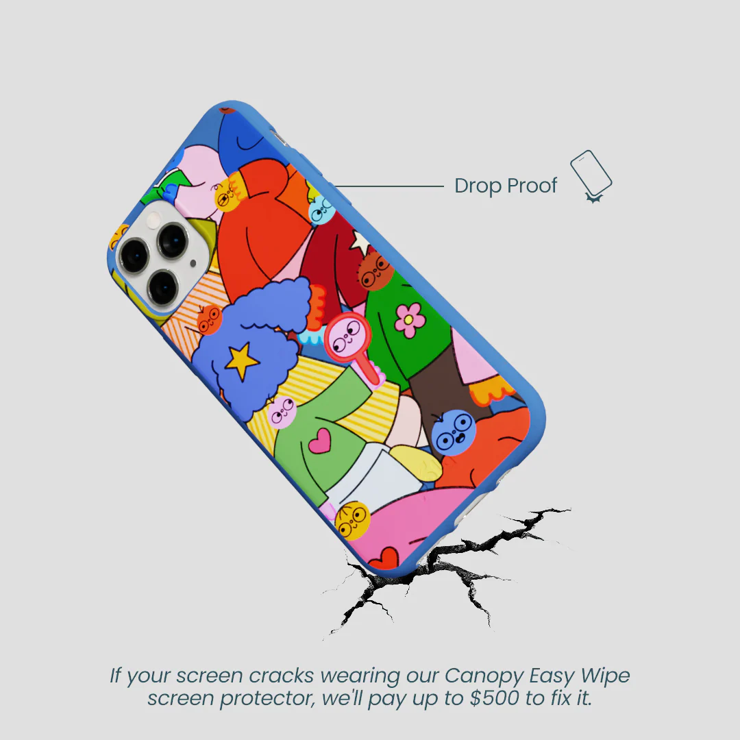 Electric Blue Pals iPhone 11 Pro Case - Image 5
