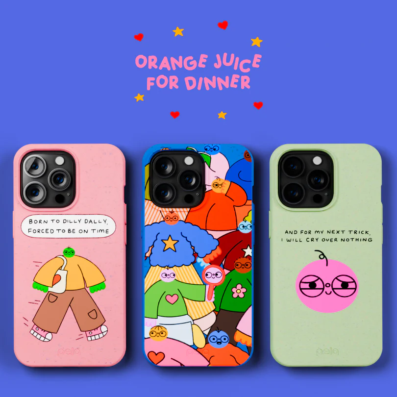 Electric Blue Pals iPhone 12 Mini Case - Image 10
