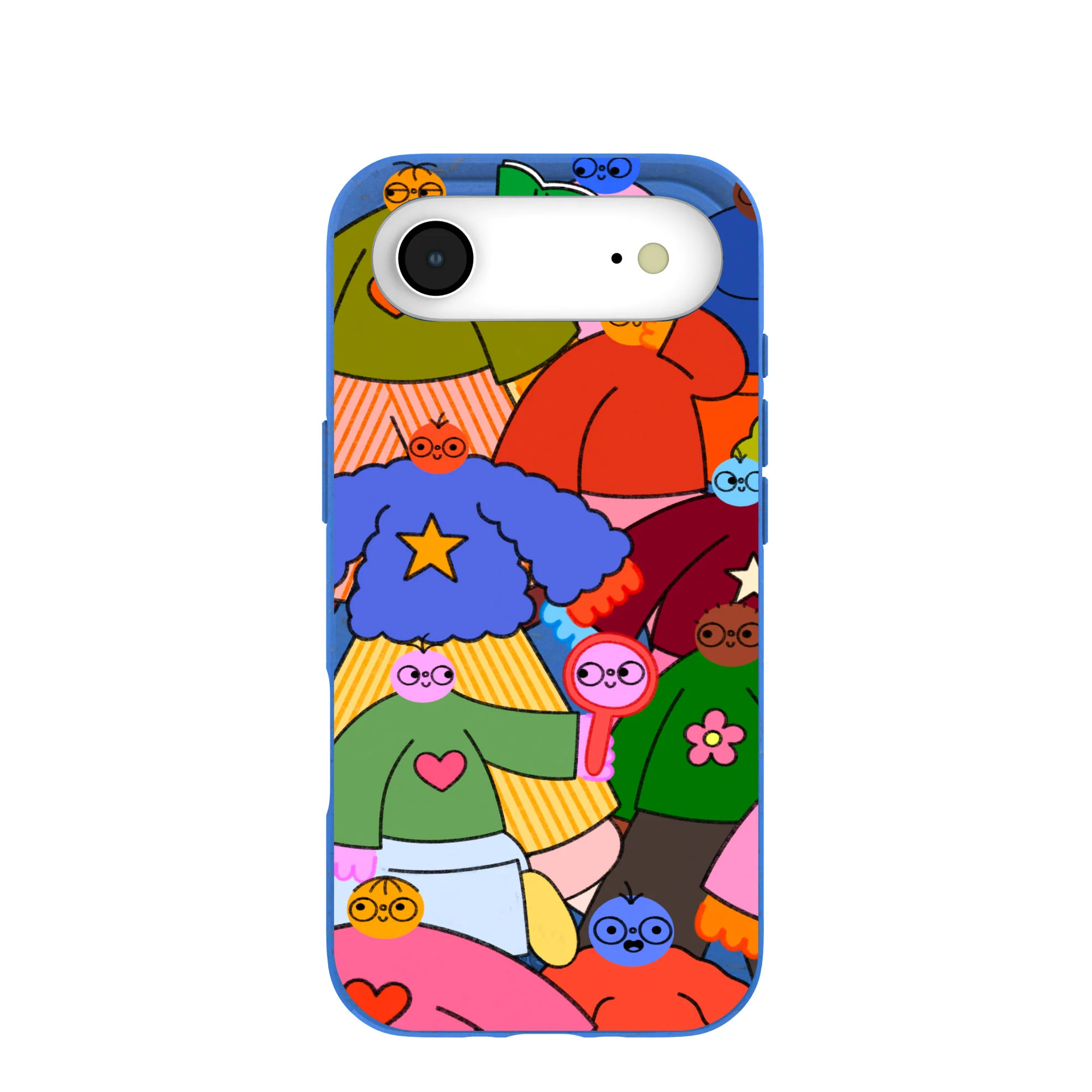 Electric Blue Pals iPhone Air Case