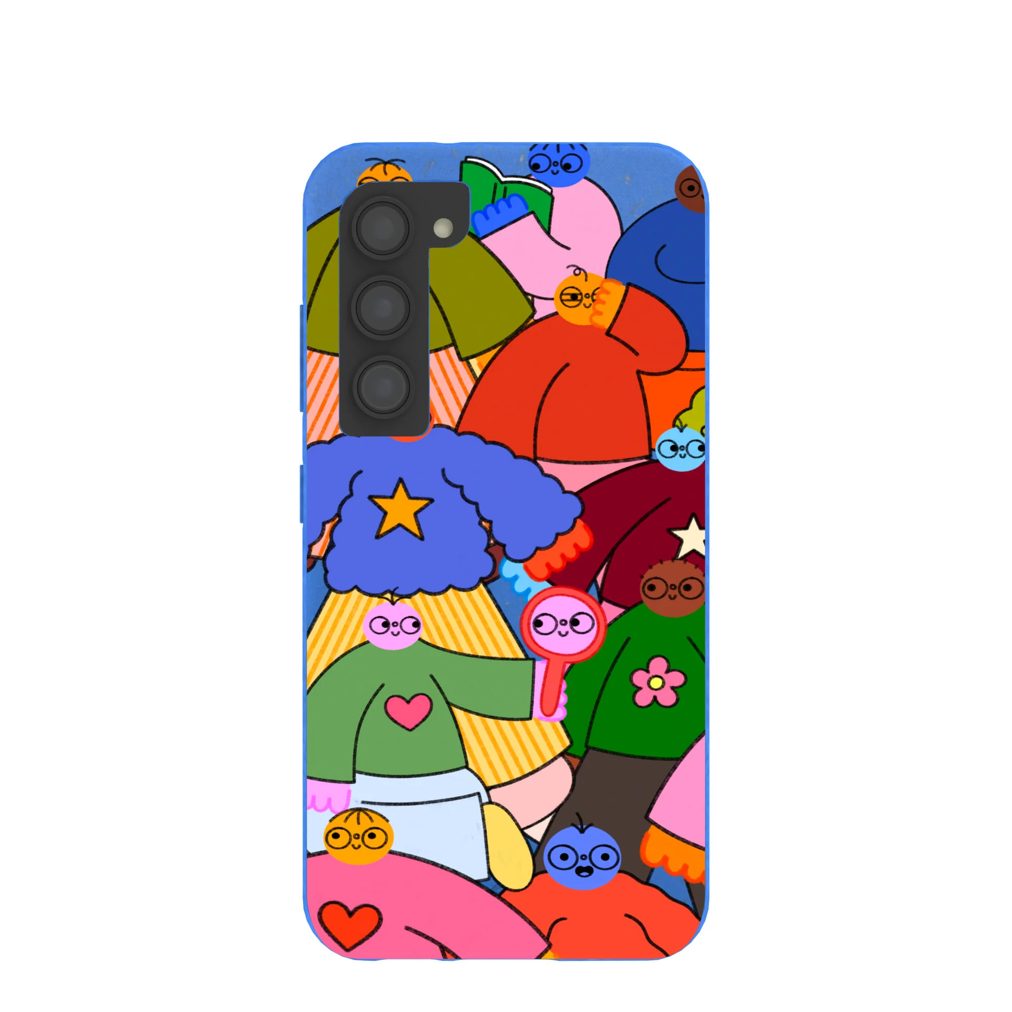 Electric Blue Pals Samsung Galaxy S23 Case