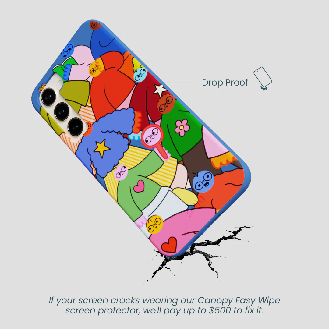 Electric Blue Pals Samsung Galaxy S23+(Plus) Case - Image 5