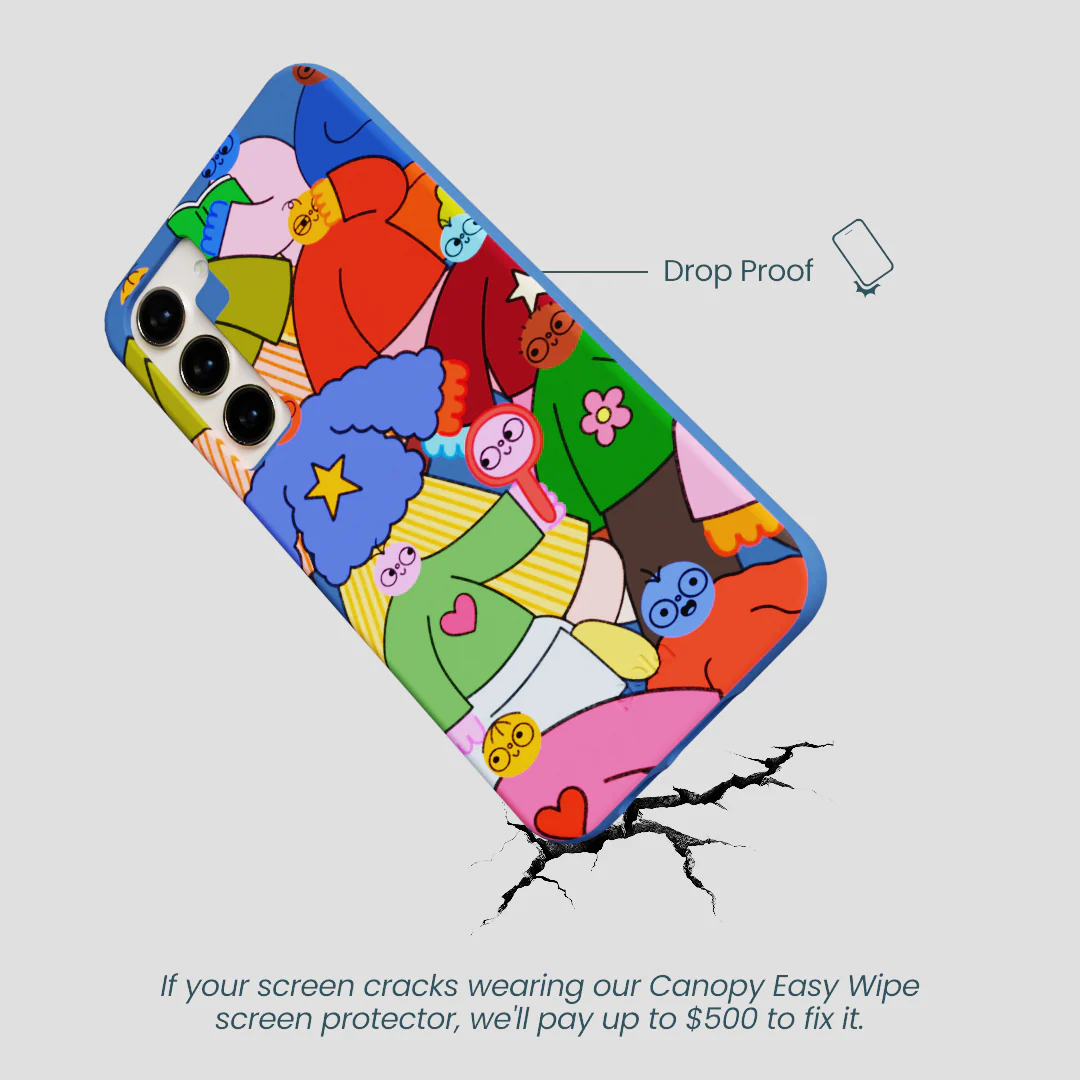 Electric Blue Pals Samsung Galaxy S24+(Plus) Case - Image 5