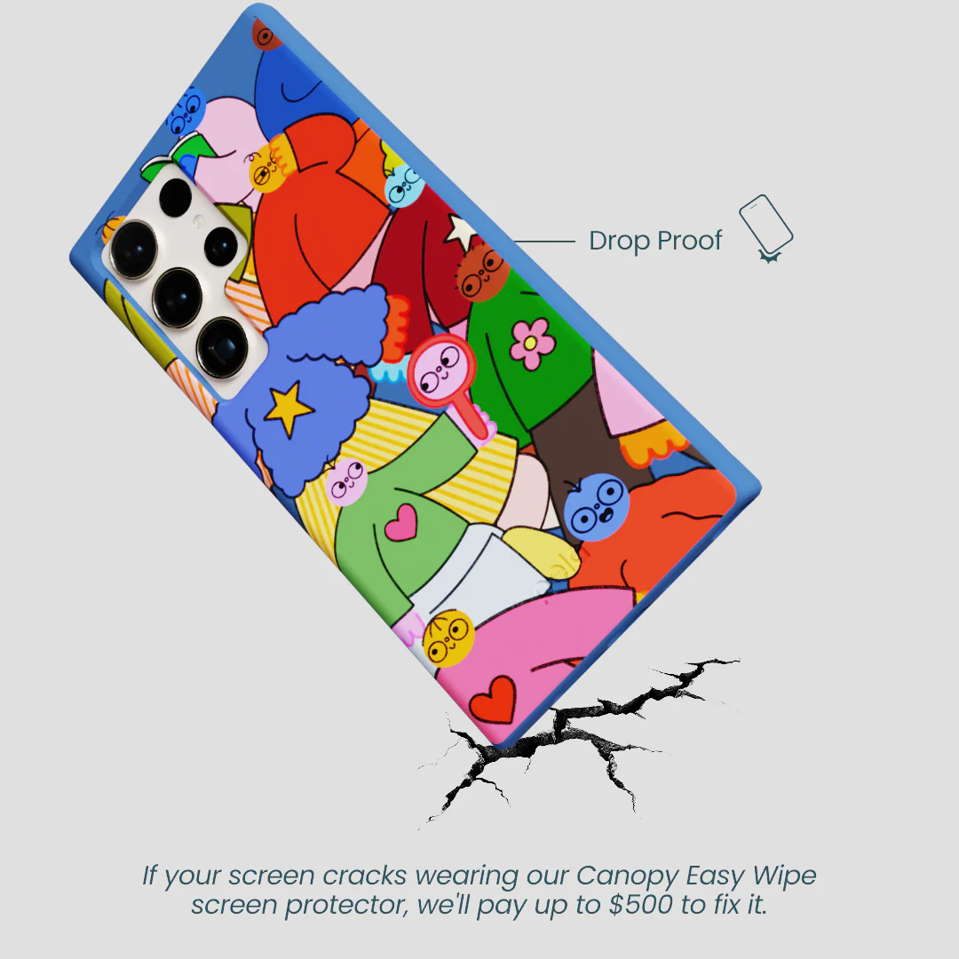 Electric Blue Pals Samsung Galaxy S24 Ultra Case - Image 5