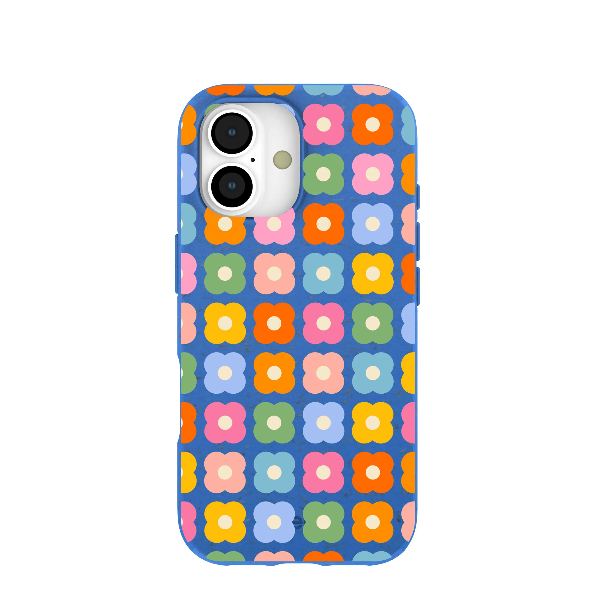Electric Blue Petal Pop iPhone 17 Case