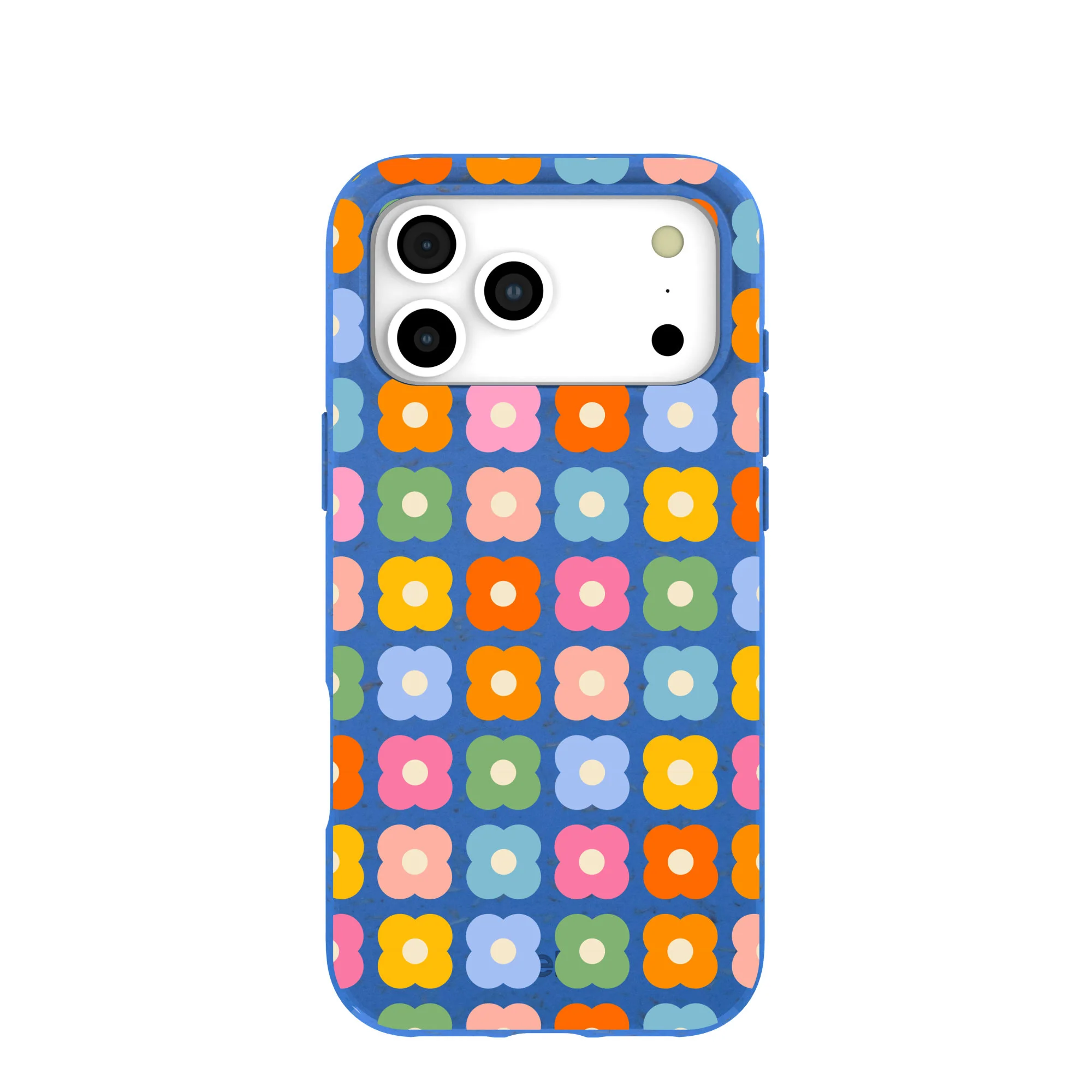 Electric Blue Petal Pop iPhone 17 Pro Max Case