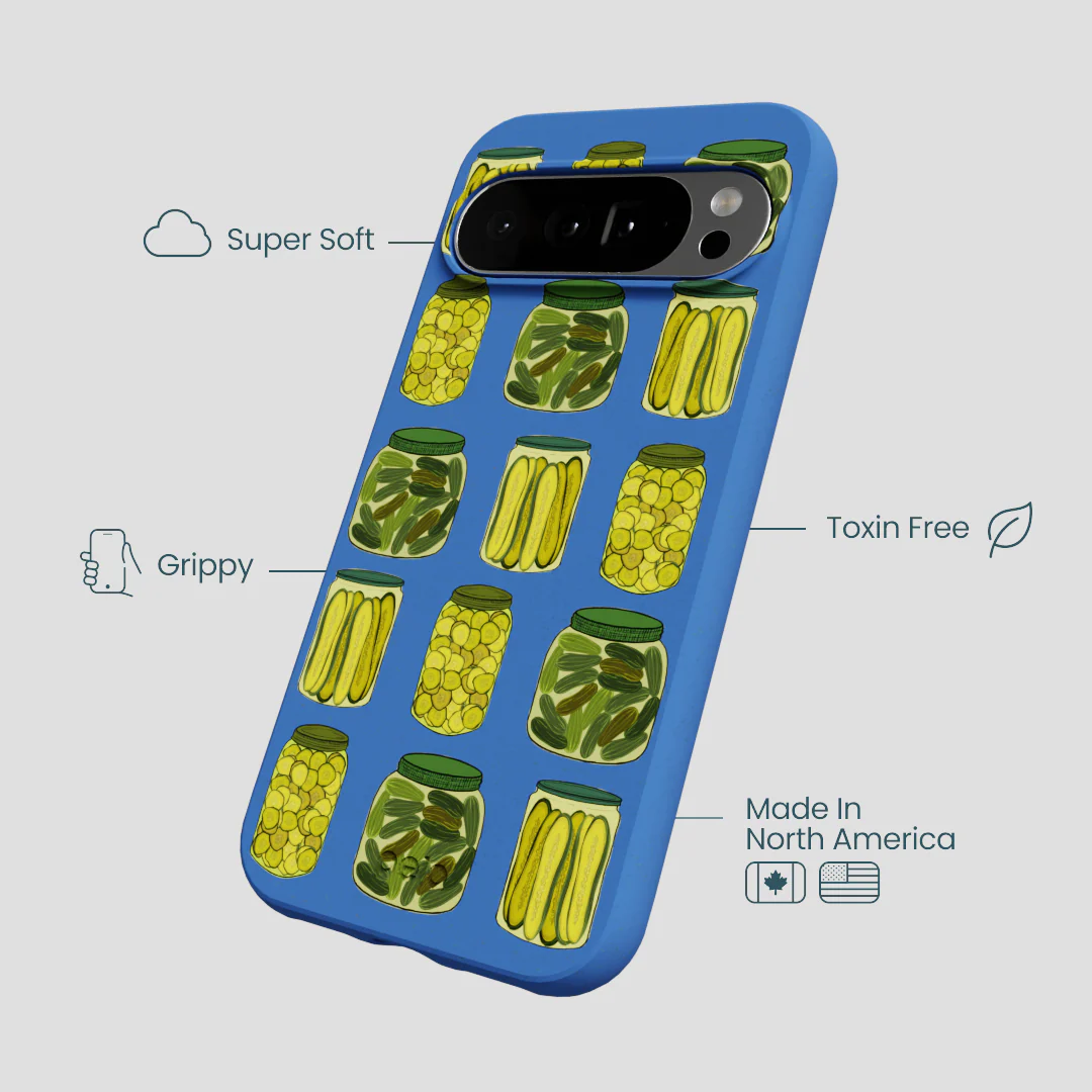 Electric Blue Pickling Pickles Google Pixel 10 Pro XL Case - Image 4