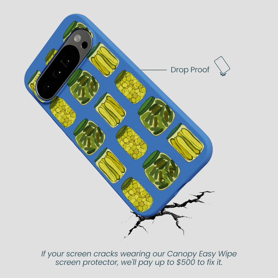 Electric Blue Pickling Pickles Google Pixel 10 Pro XL Case - Image 5