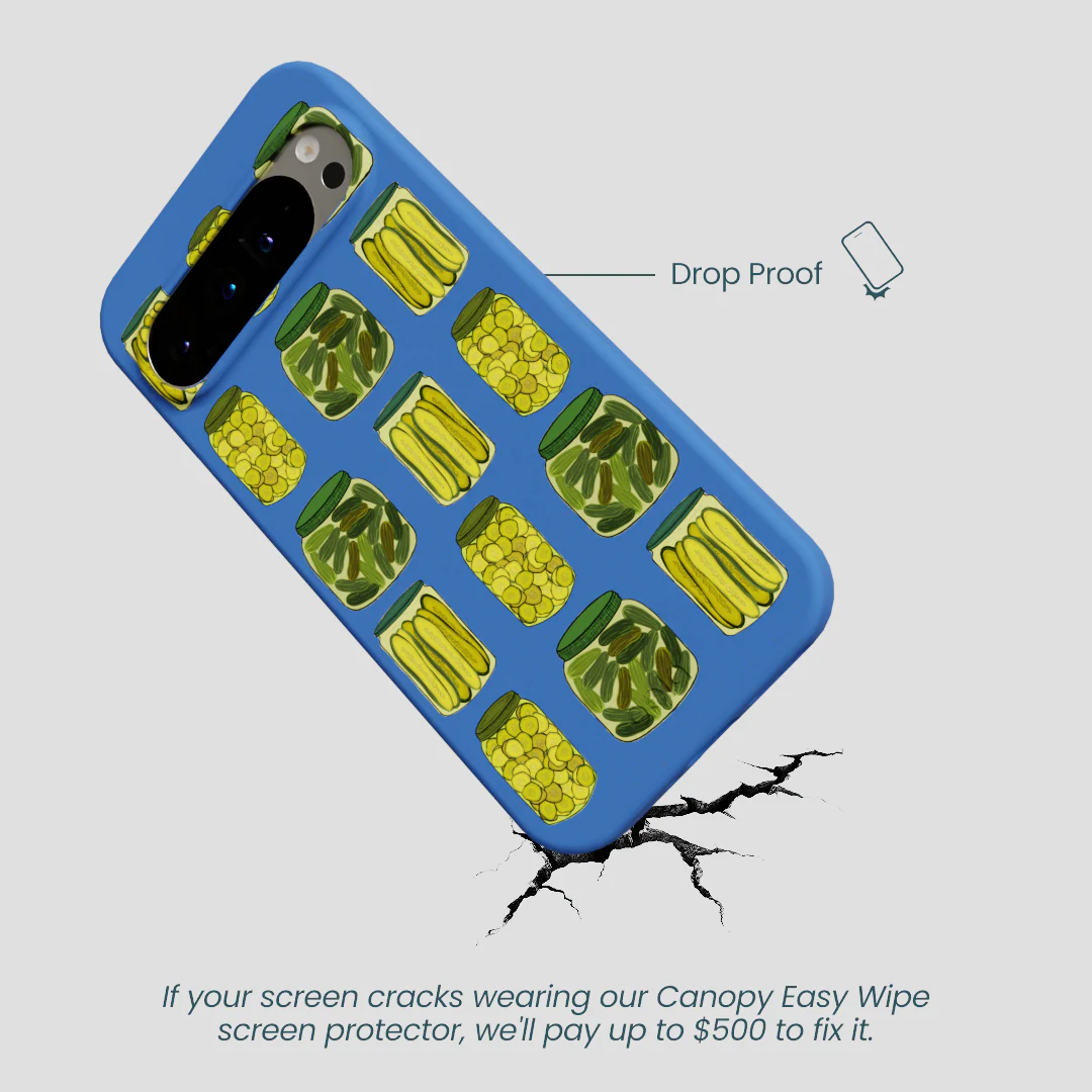 Electric Blue Pickling Pickles Google Pixel 9 Pro XL Case - Image 5