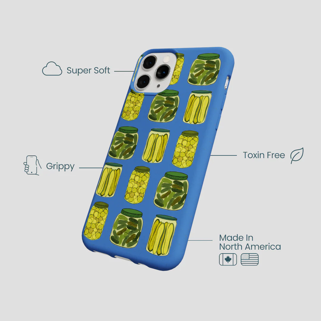 Electric Blue Pickling Pickles iPhone 11 Pro Case - Image 4