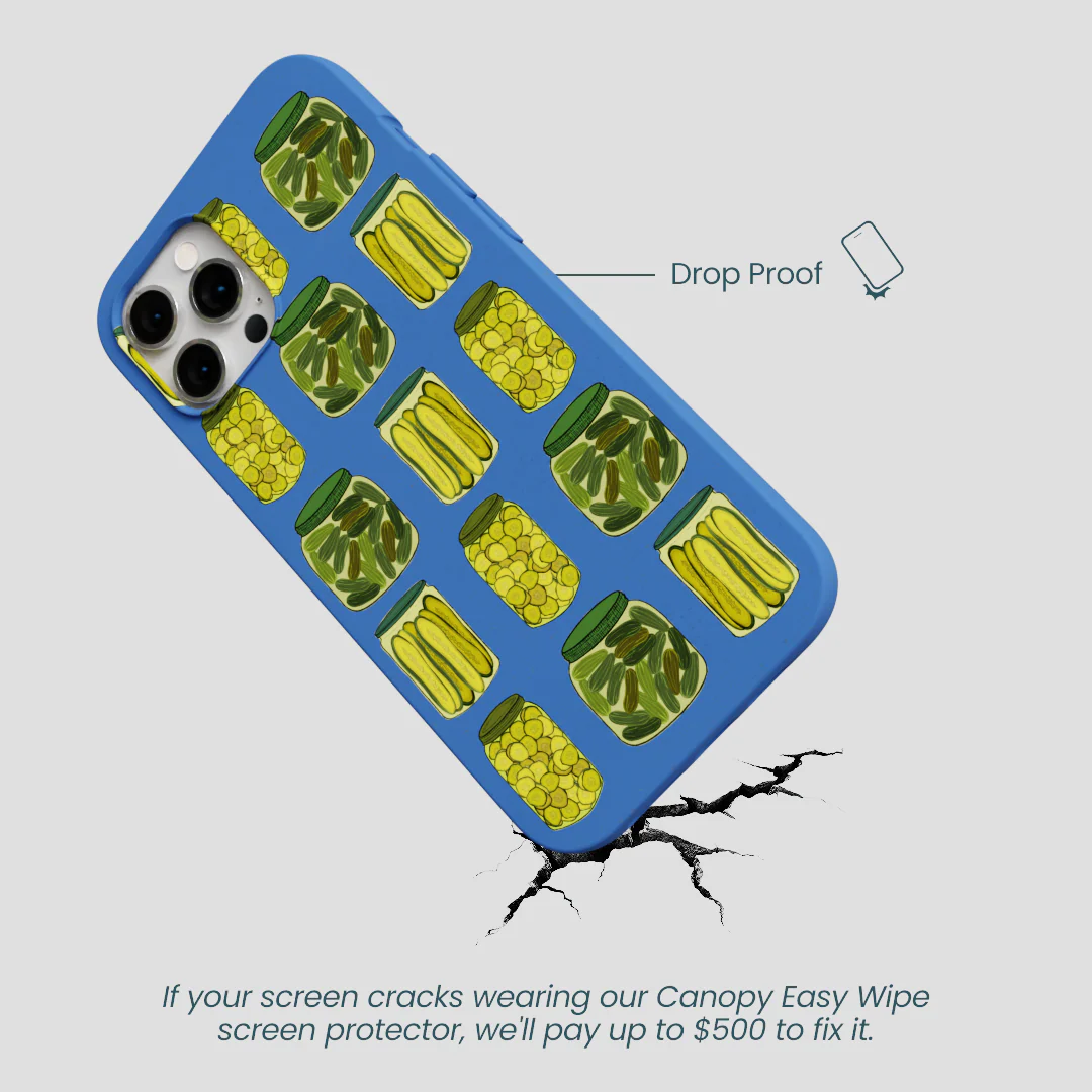 Electric Blue Pickling Pickles iPhone 12 Pro Max Case - Image 5