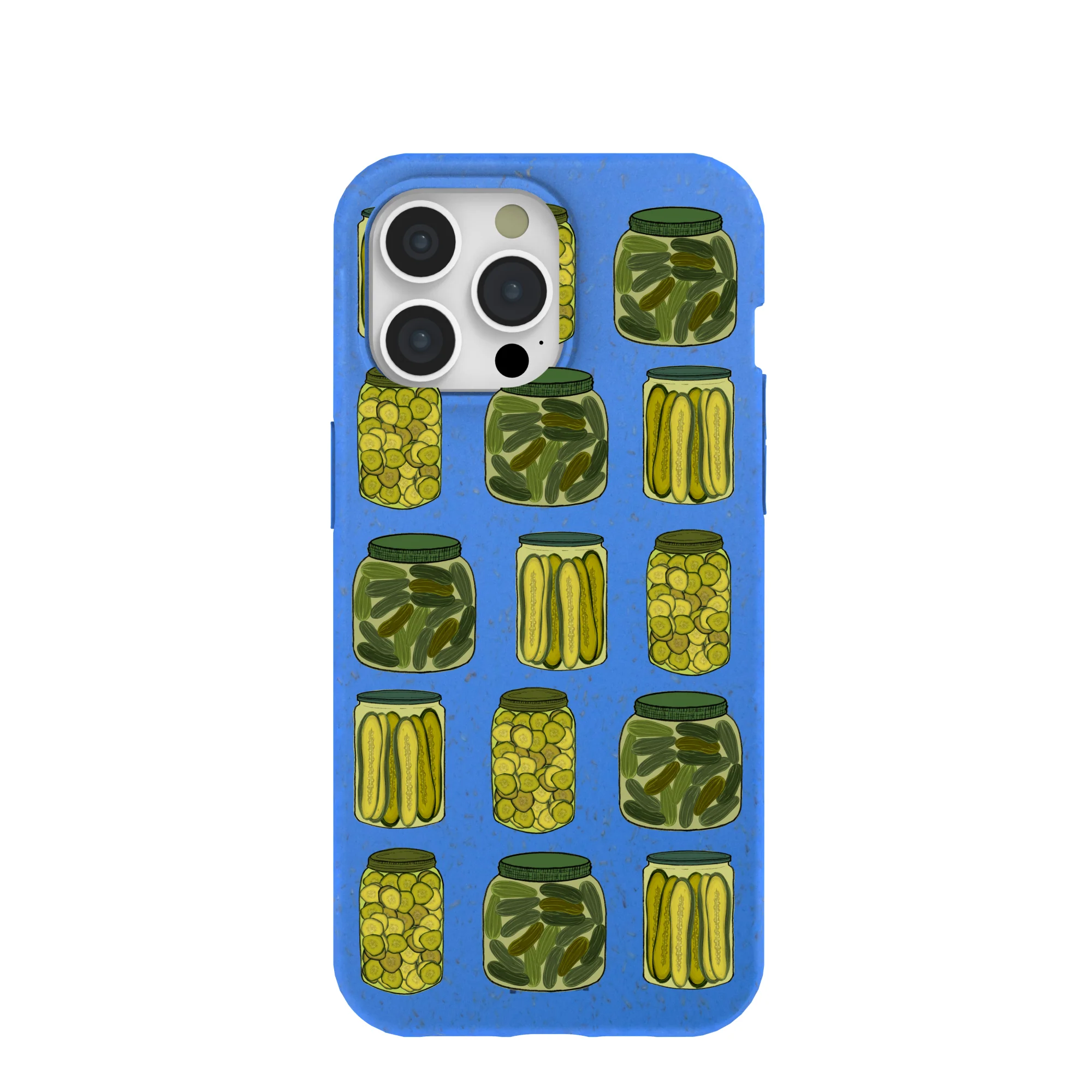 Electric Blue Pickling Pickles iPhone 15 Pro Max Case