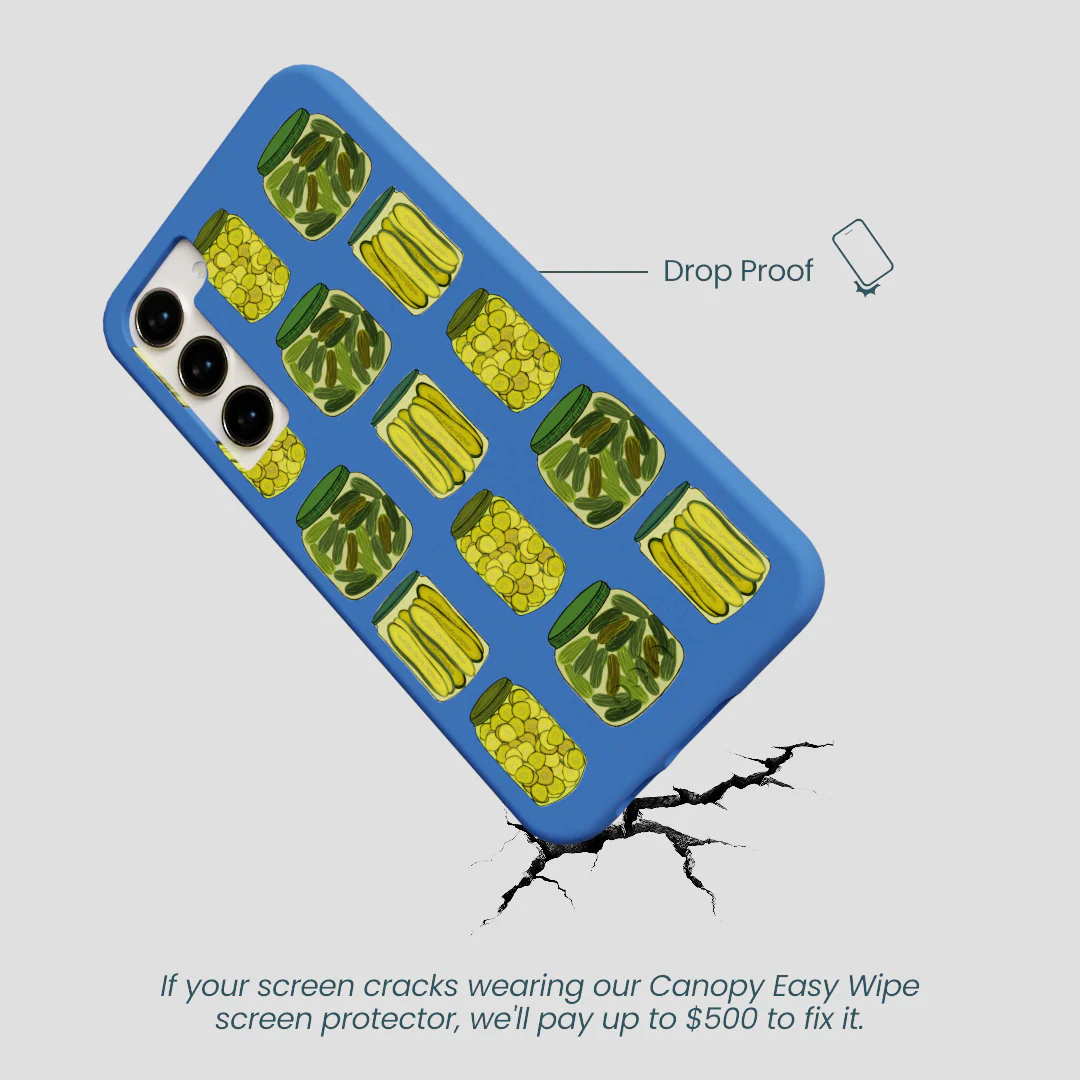 Electric Blue Pickling Pickles Samsung Galaxy S23+(Plus) Case - Image 5