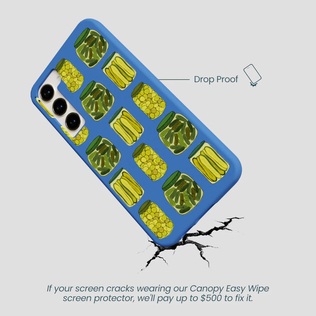 Electric Blue Pickling Pickles Samsung Galaxy S24+(Plus) Case - Image 5