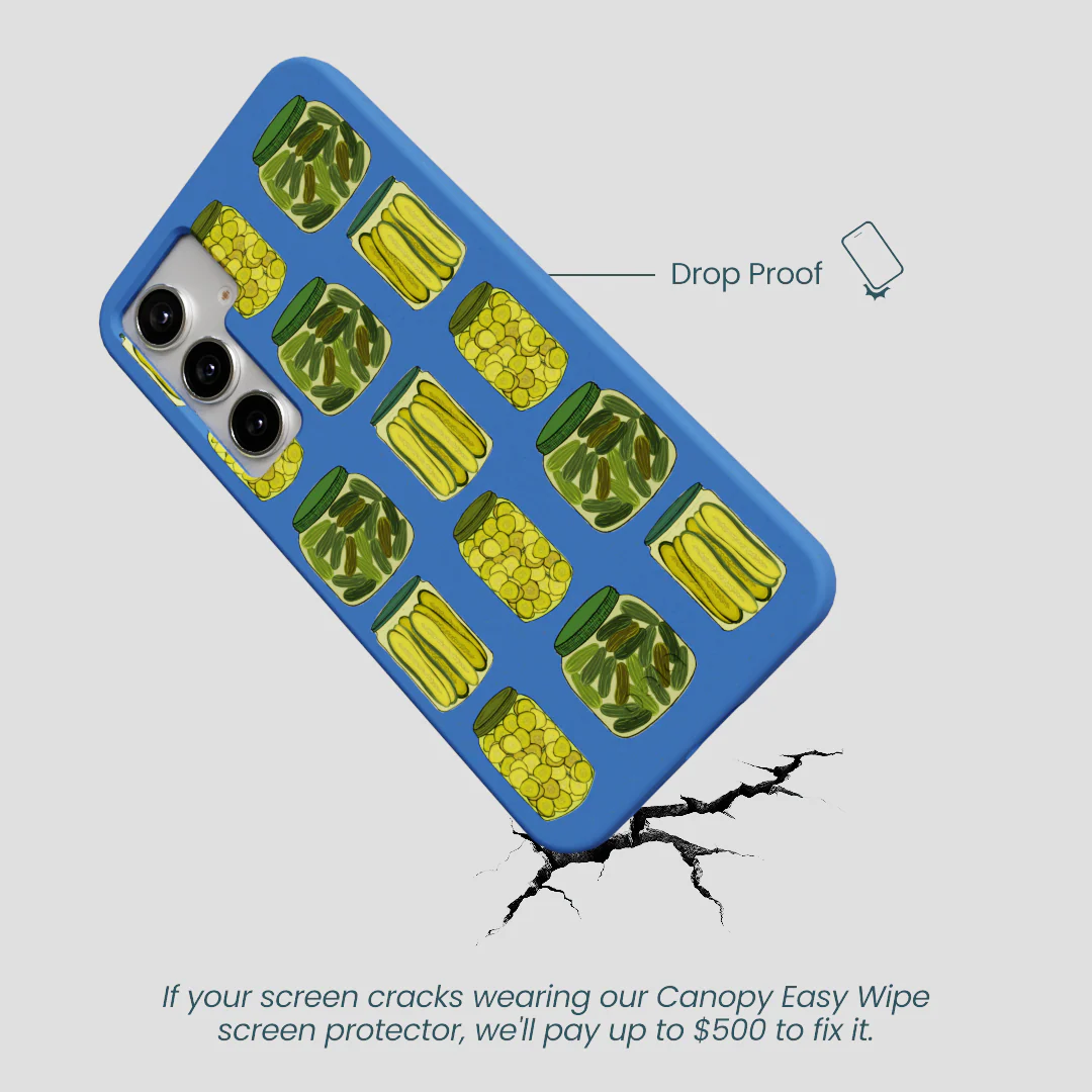 Electric Blue Pickling Pickles Samsung Galaxy S25+(Plus) Case - Image 5