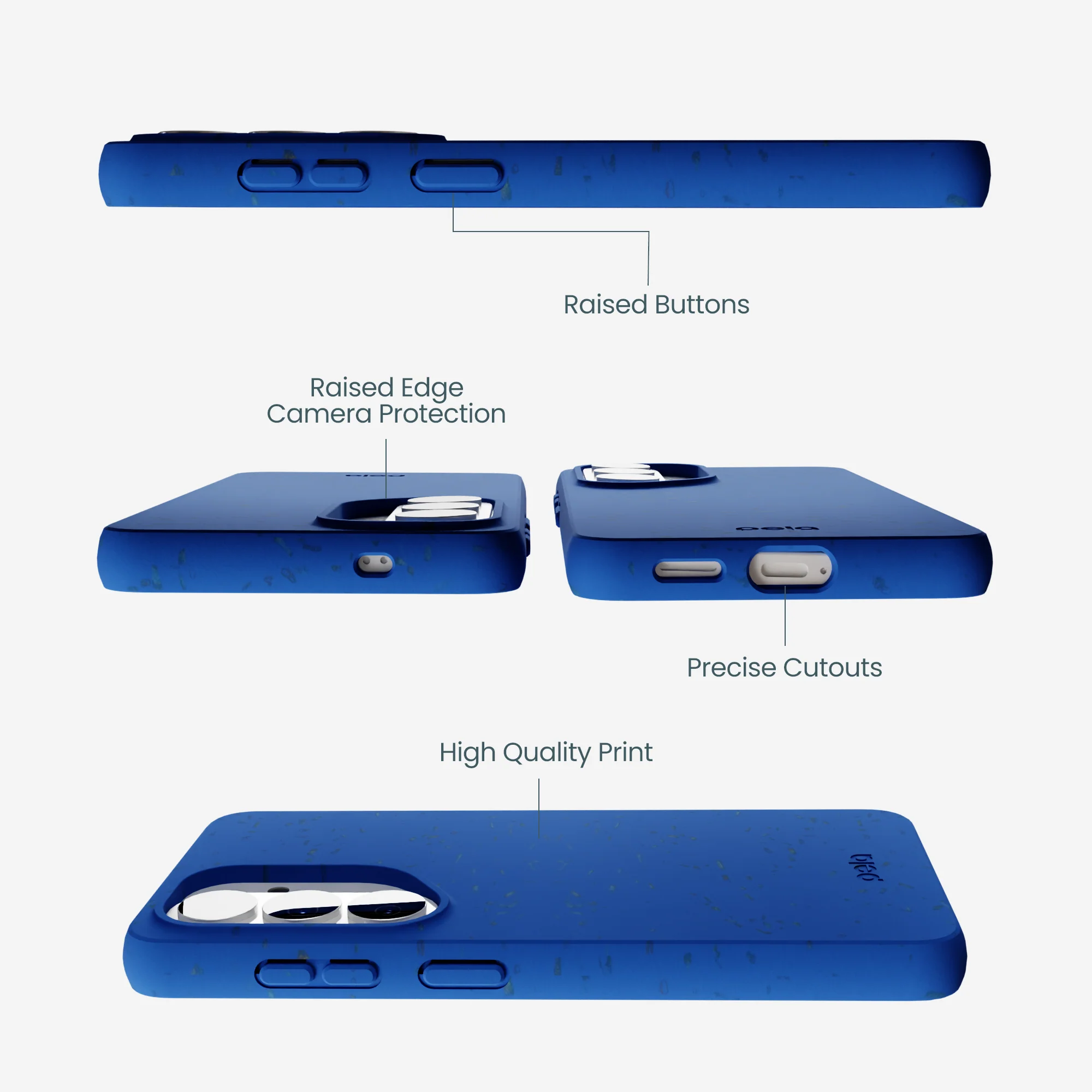 Electric Blue Samsung S26 Phone Case - Image 3