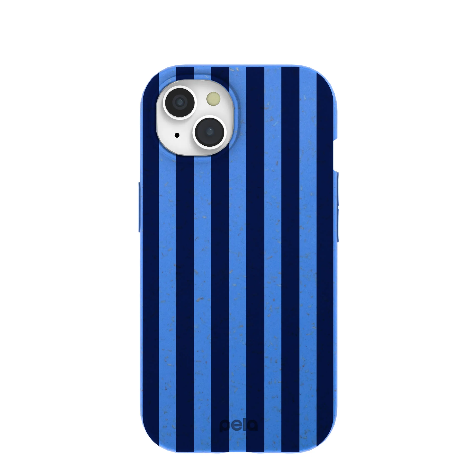 Electric Blue Sapphire Stripes iPhone 15 Case