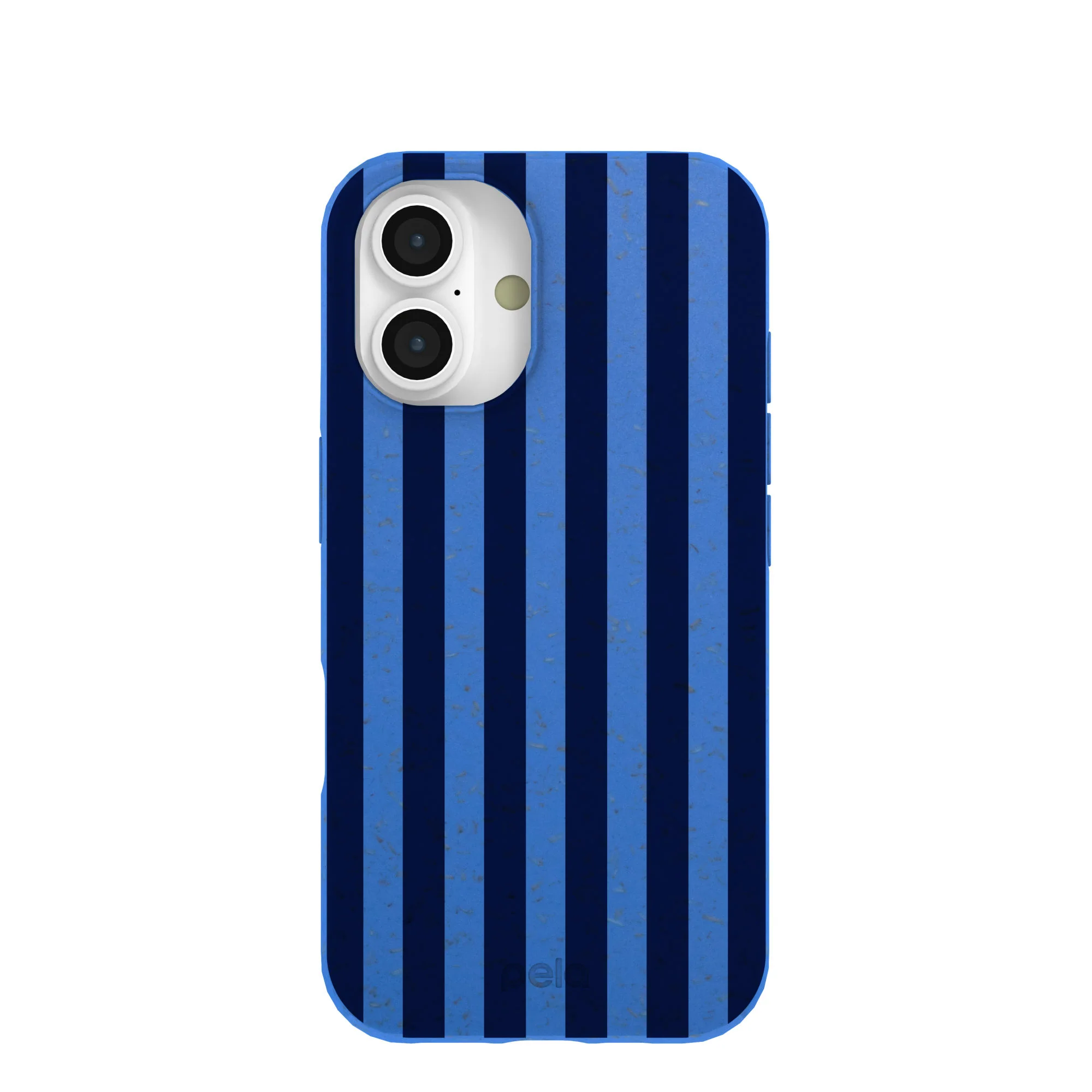Electric Blue Sapphire Stripes iPhone 16 Case