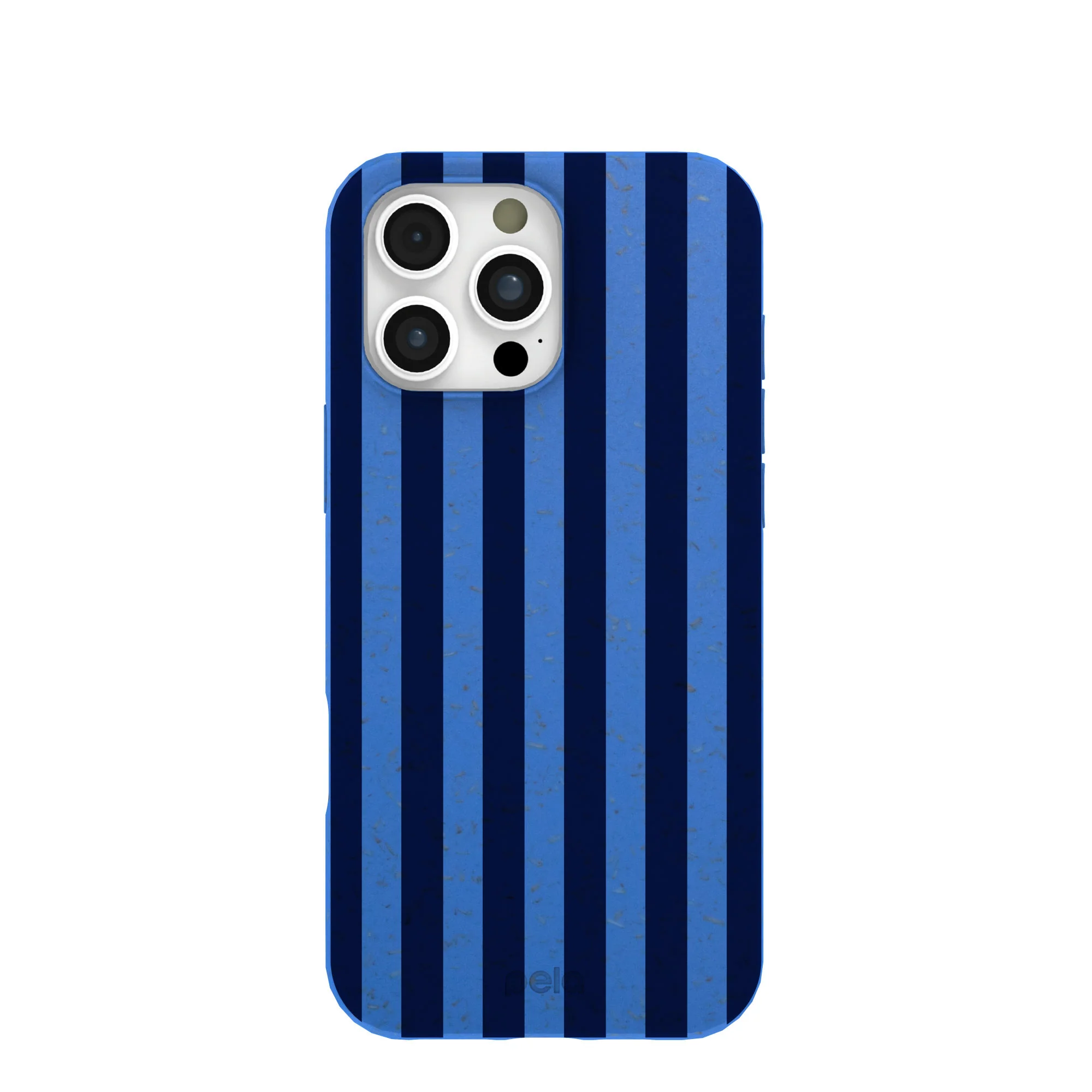 Electric Blue Sapphire Stripes iPhone 16 Pro Max Case