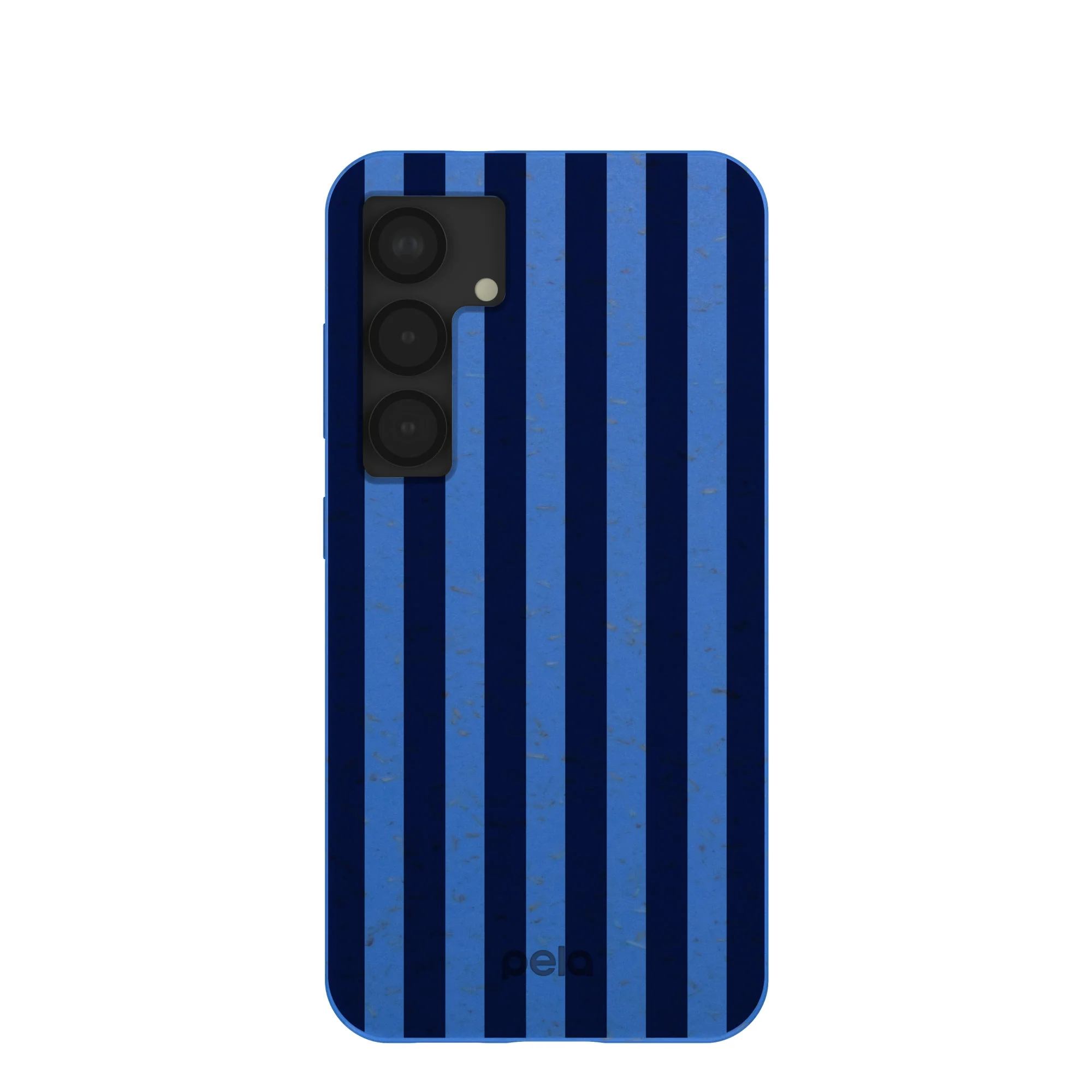Electric Blue Sapphire Stripes Samsung Galaxy S25 Case