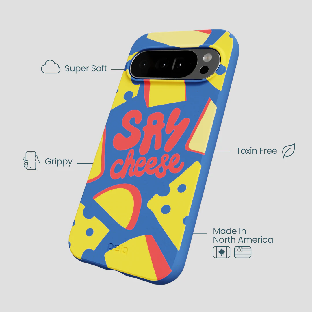 Electric Blue Say Cheese Google Pixel 10 Pro XL Case - Image 4