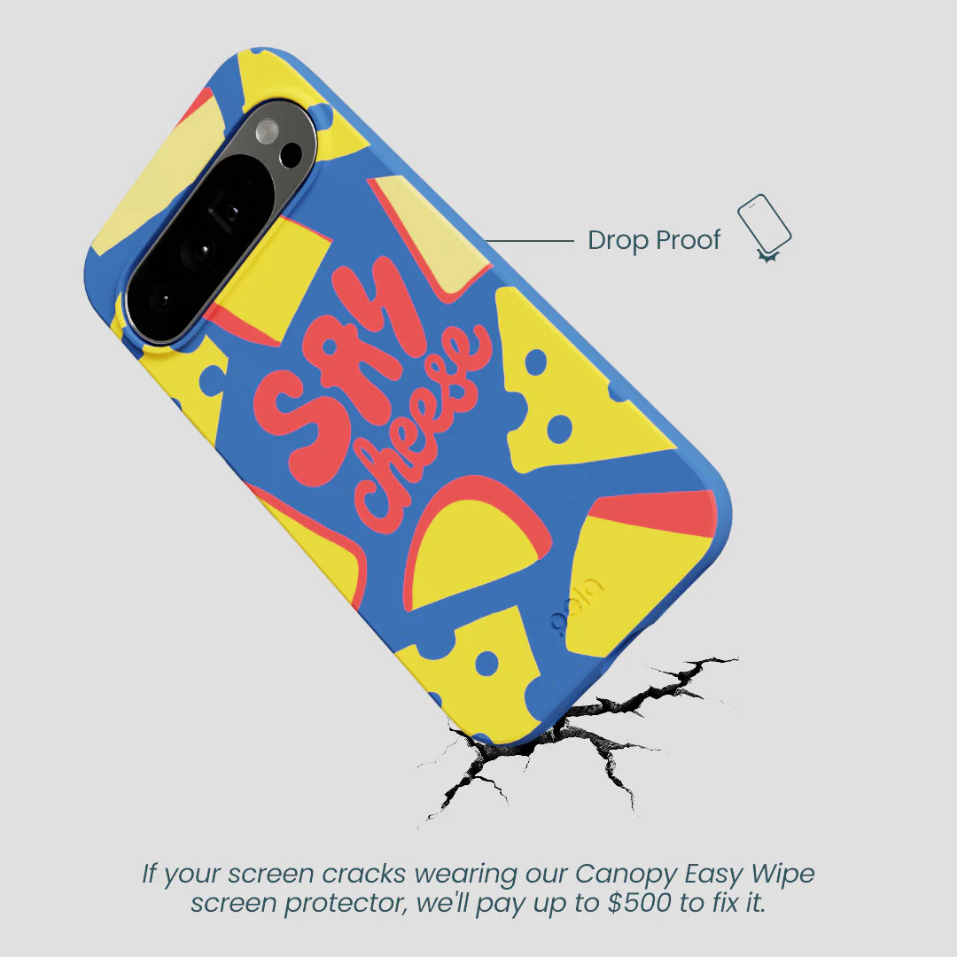 Electric Blue Say Cheese Google Pixel 10 Pro XL Case - Image 5