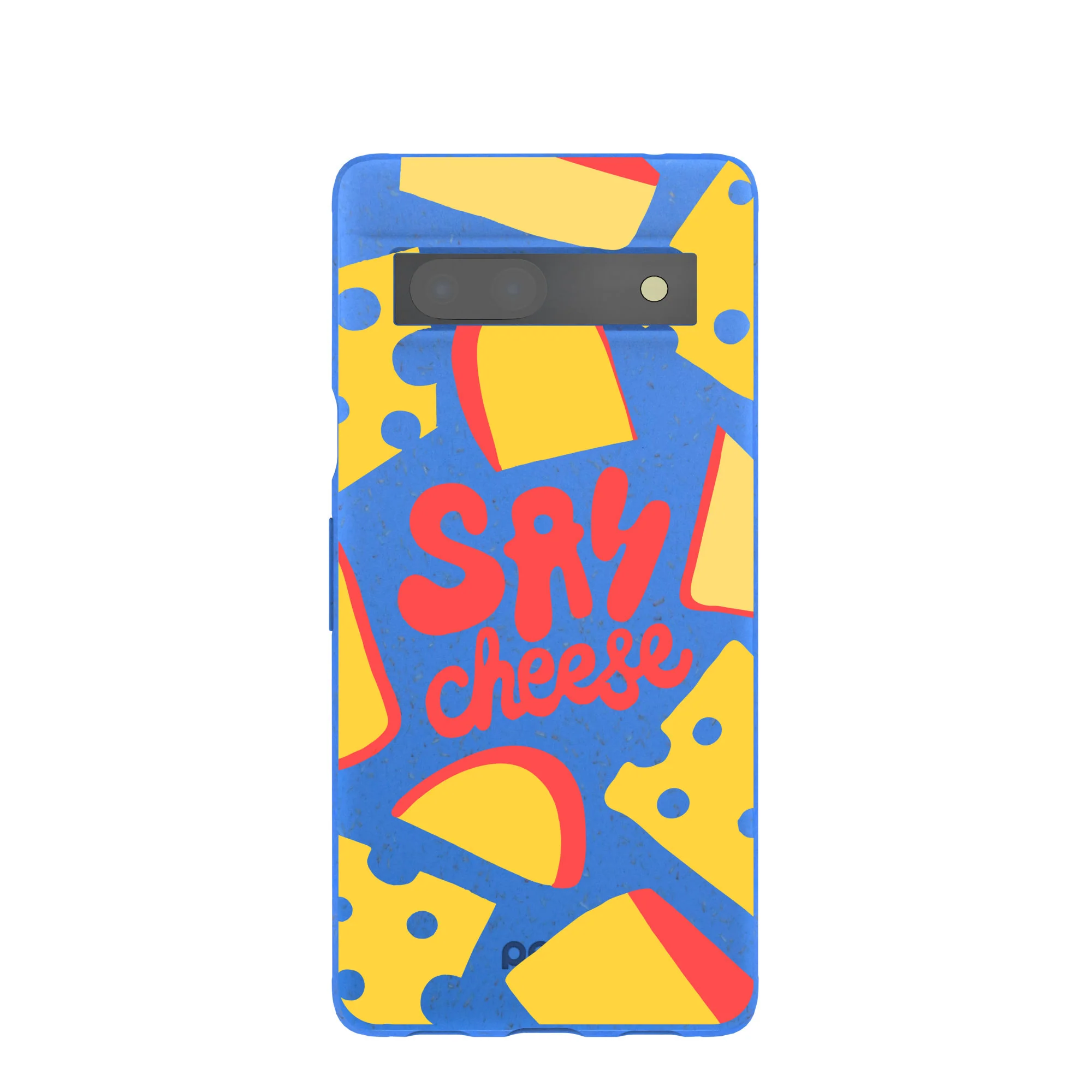 Electric Blue Say Cheese Google Pixel 7a Case