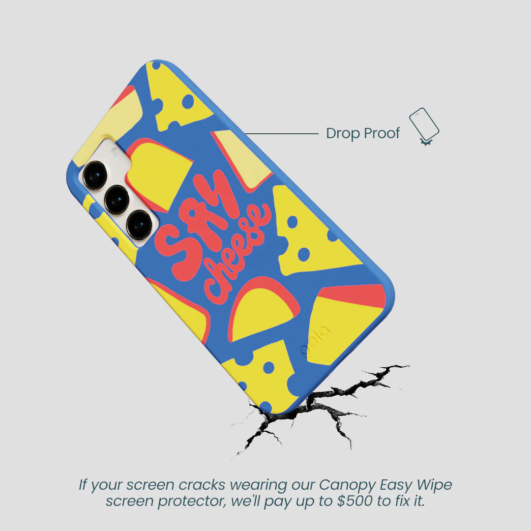 Electric Blue Say Cheese Samsung Galaxy S24 Case - Image 5