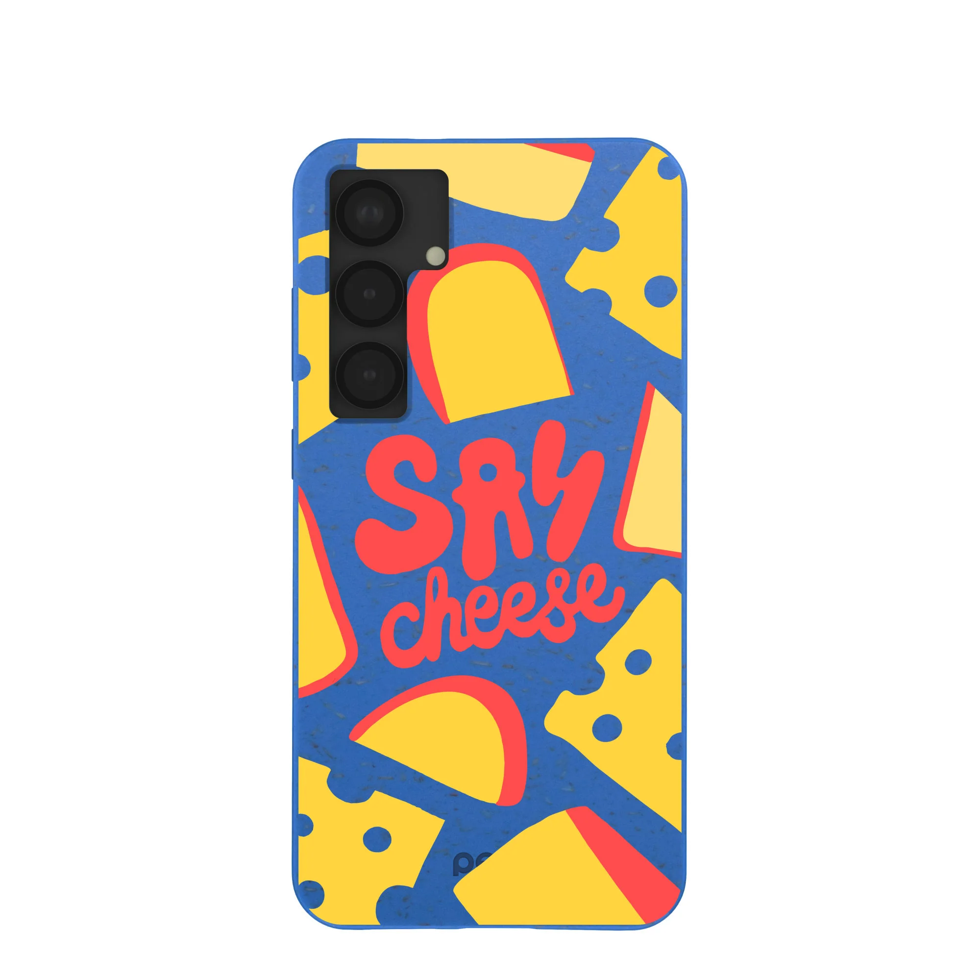 Electric Blue Say Cheese Samsung Galaxy S25+(Plus) Case