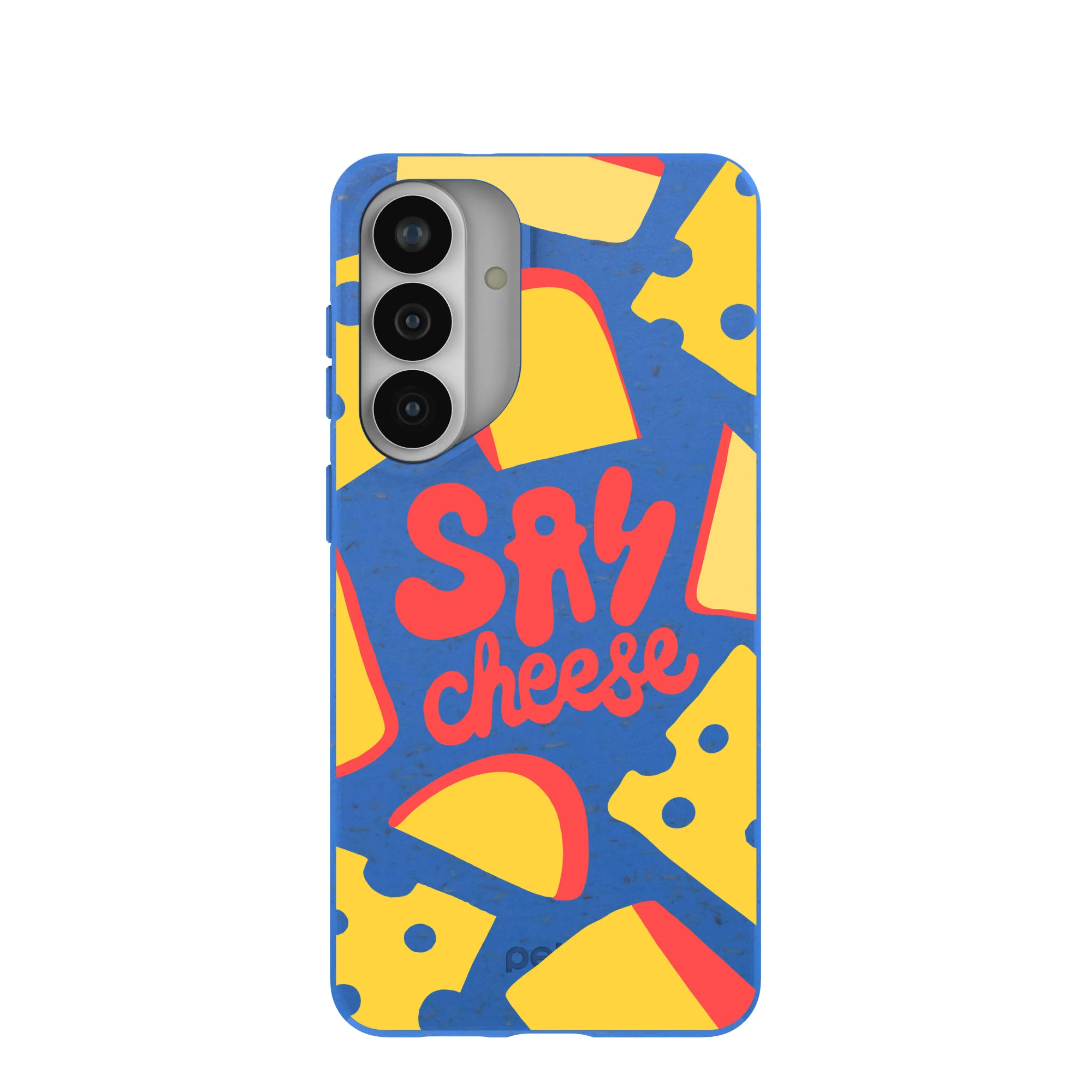 Electric Blue Say Cheese Samsung Galaxy S26+(Plus) Case