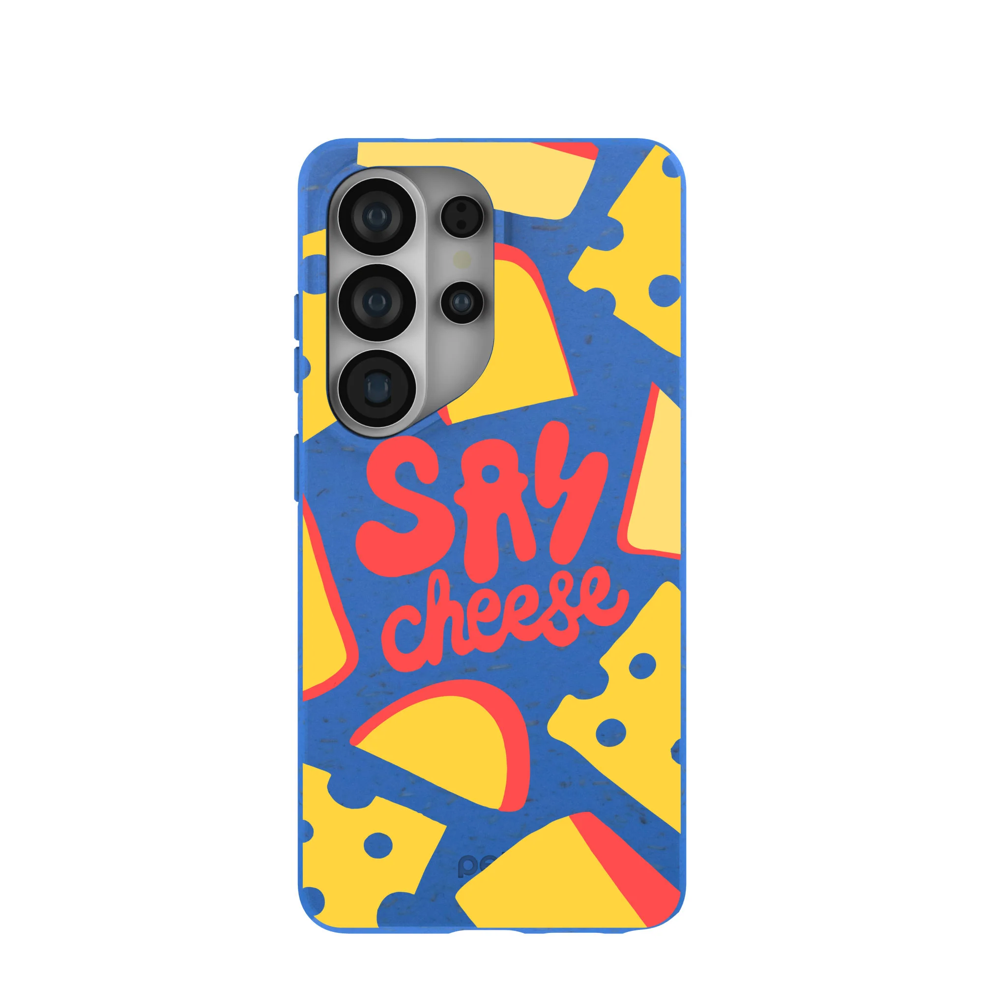 Electric Blue Say Cheese Samsung Galaxy S26 Ultra Case